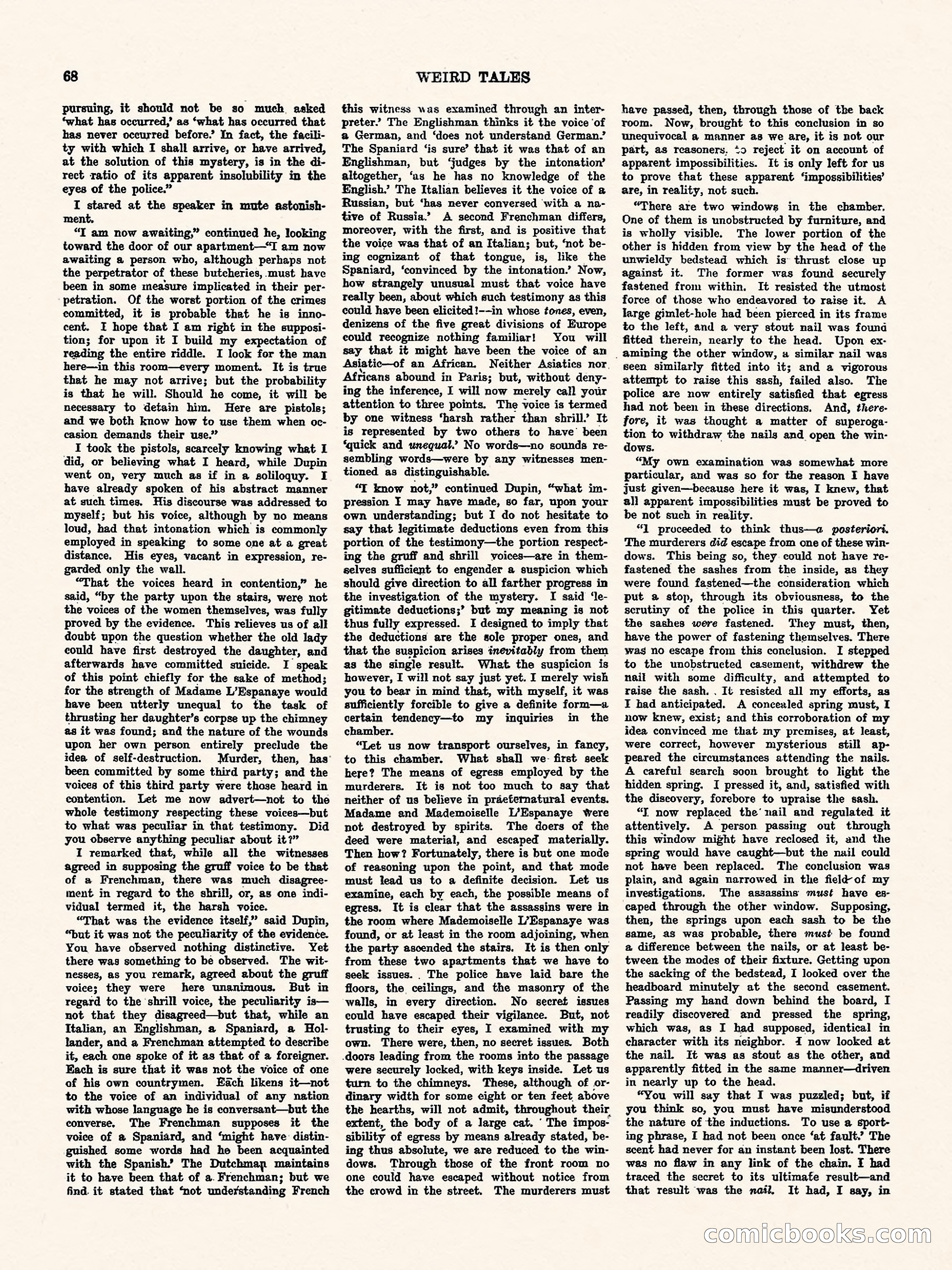Weird Tales, Vol. 1, No. 4 — page 69 of 122