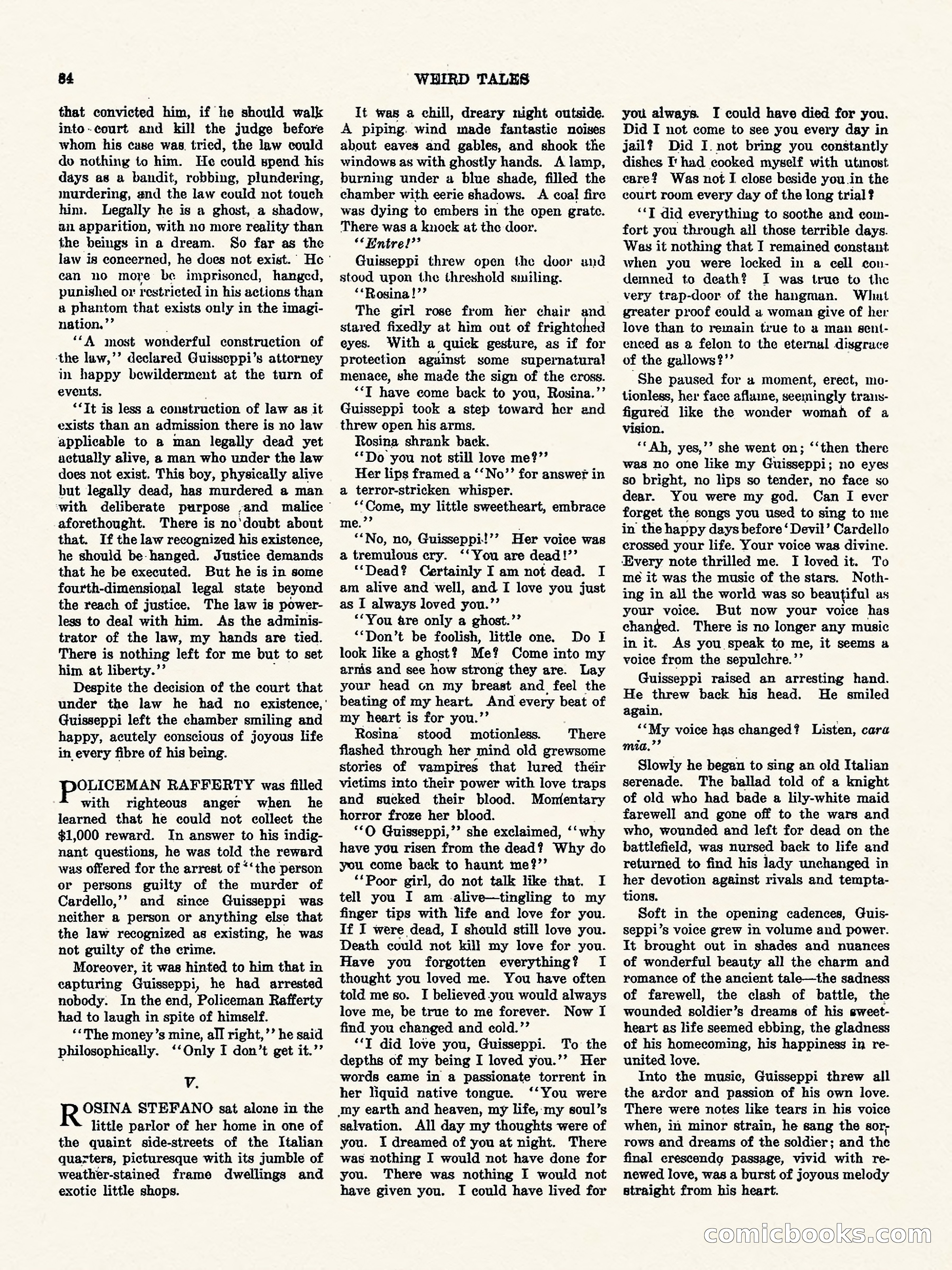 Weird Tales, Vol. 1, No. 4 — page 85 of 122