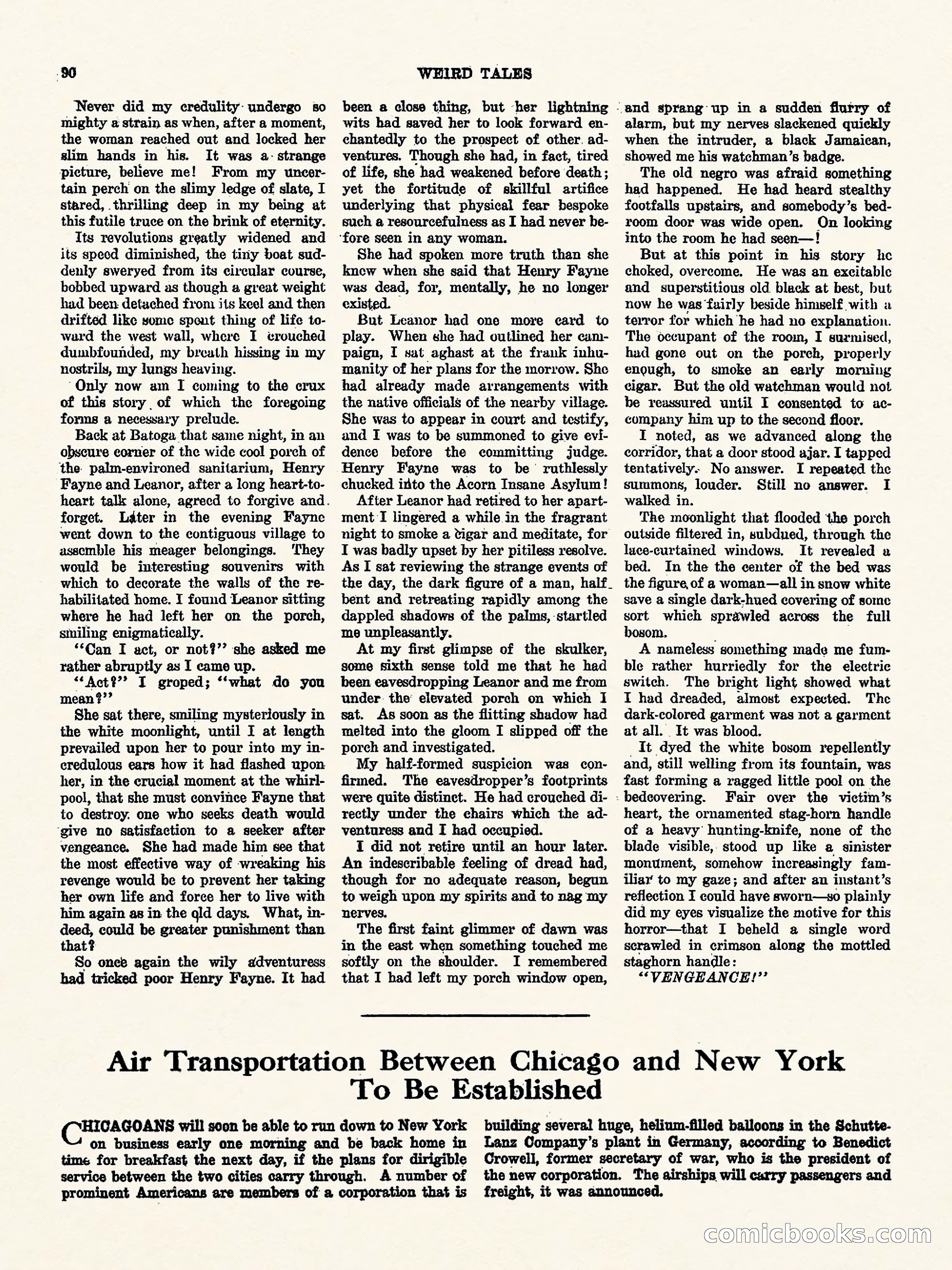 Weird Tales, Vol. 1, No. 4 — page 91 of 122