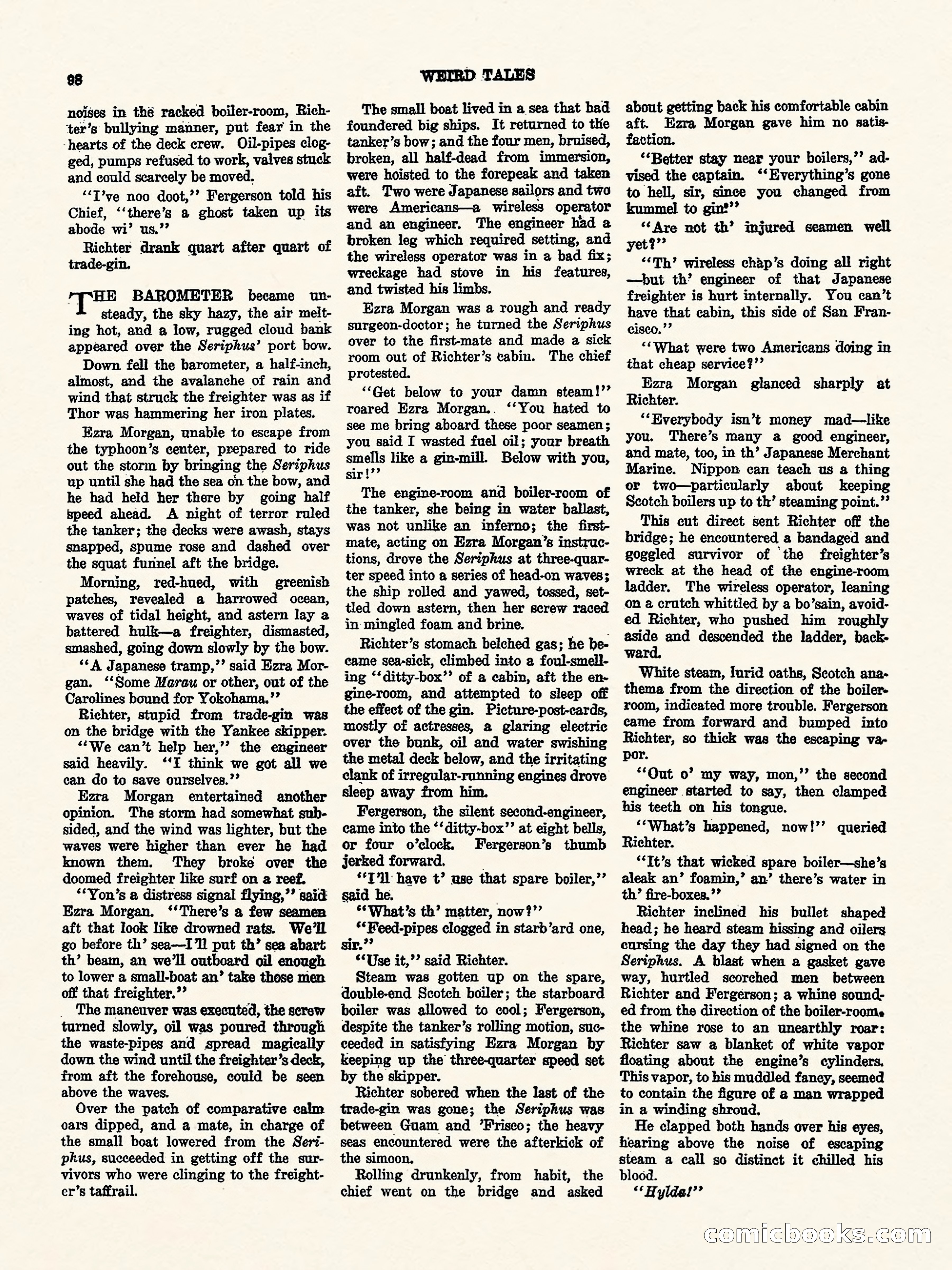 Weird Tales, Vol. 1, No. 4 — page 99 of 122