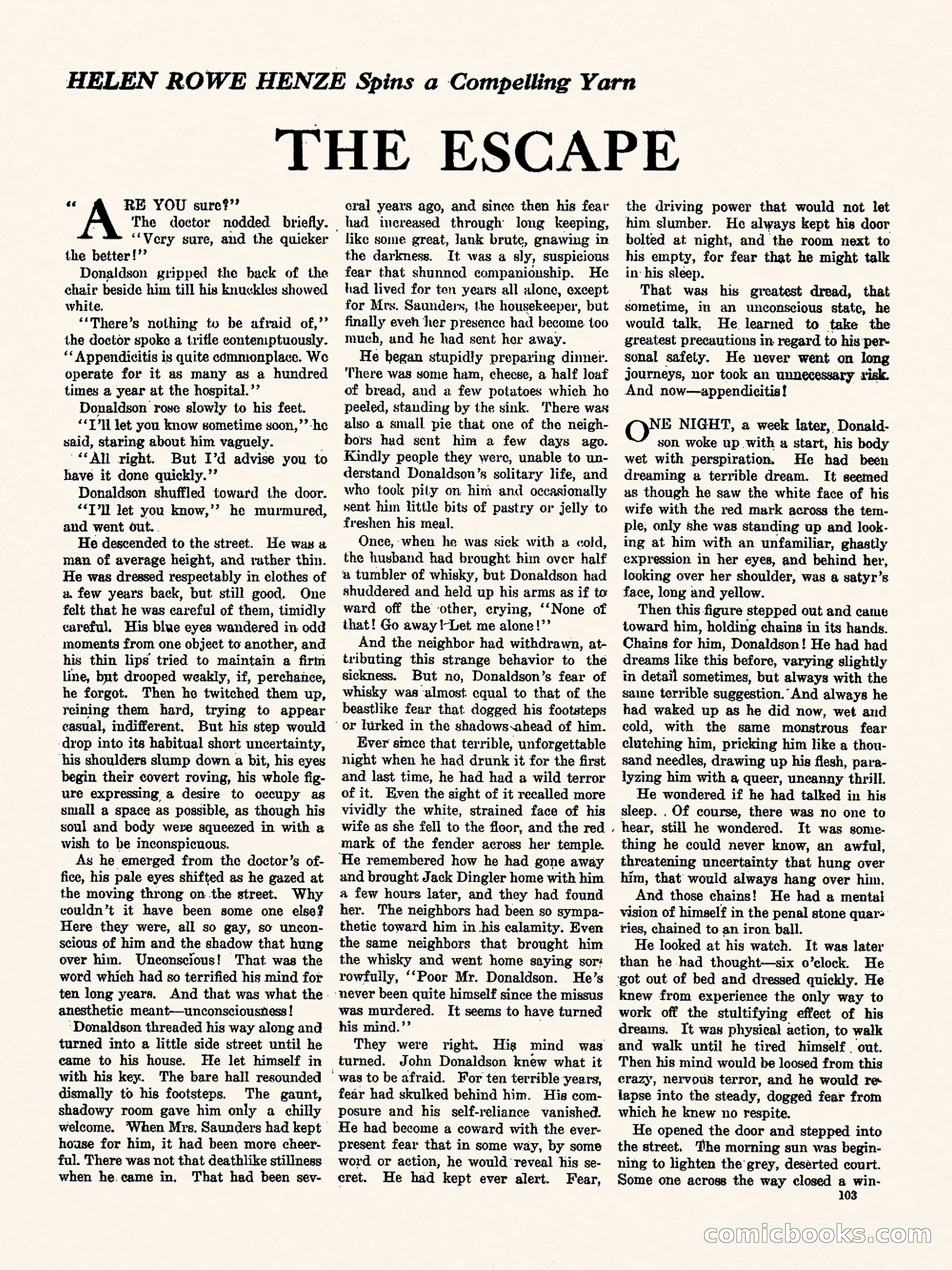 Weird Tales, Vol. 1, No. 4 — page 104 of 122