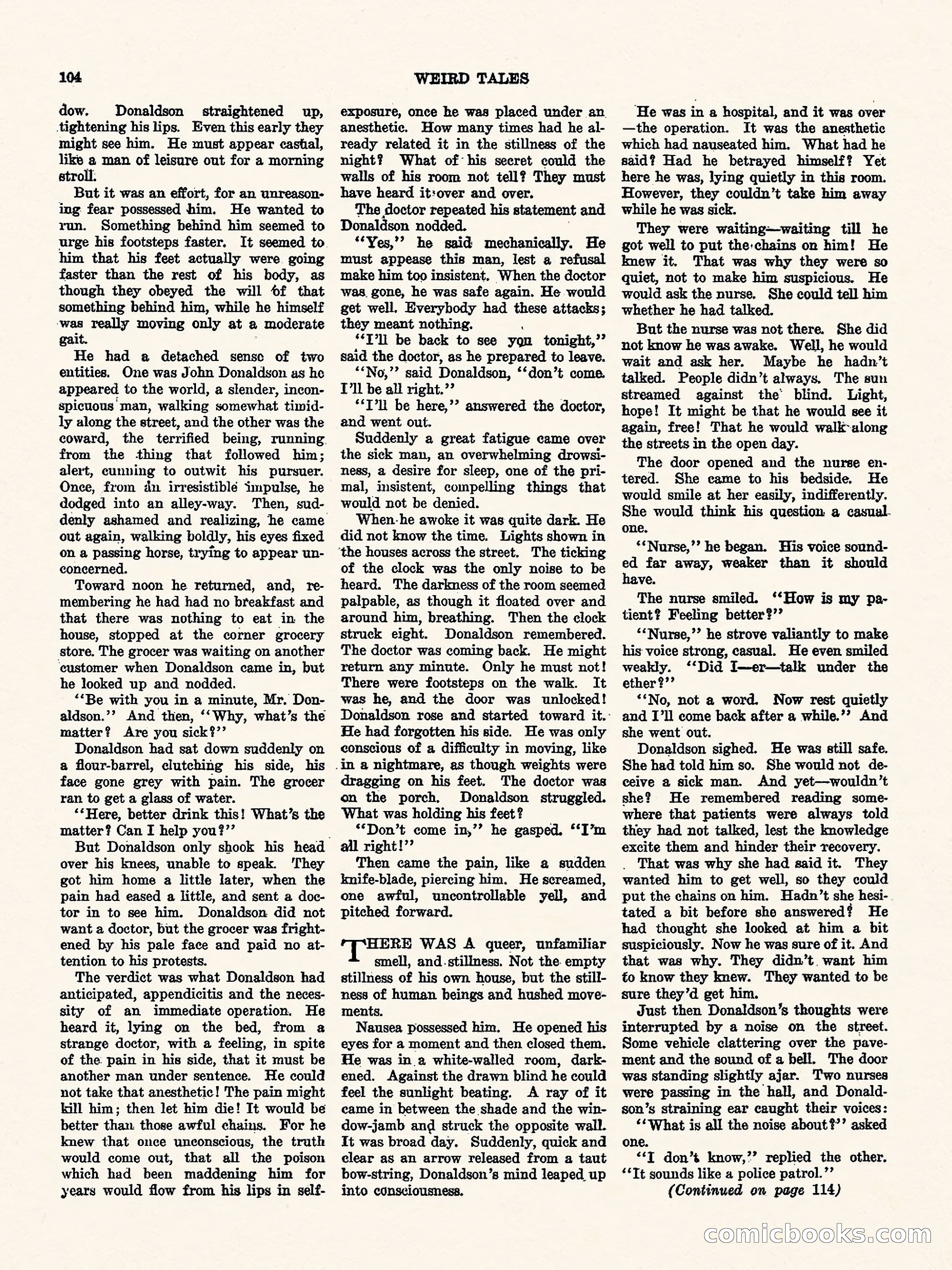 Weird Tales, Vol. 1, No. 4 — page 105 of 122