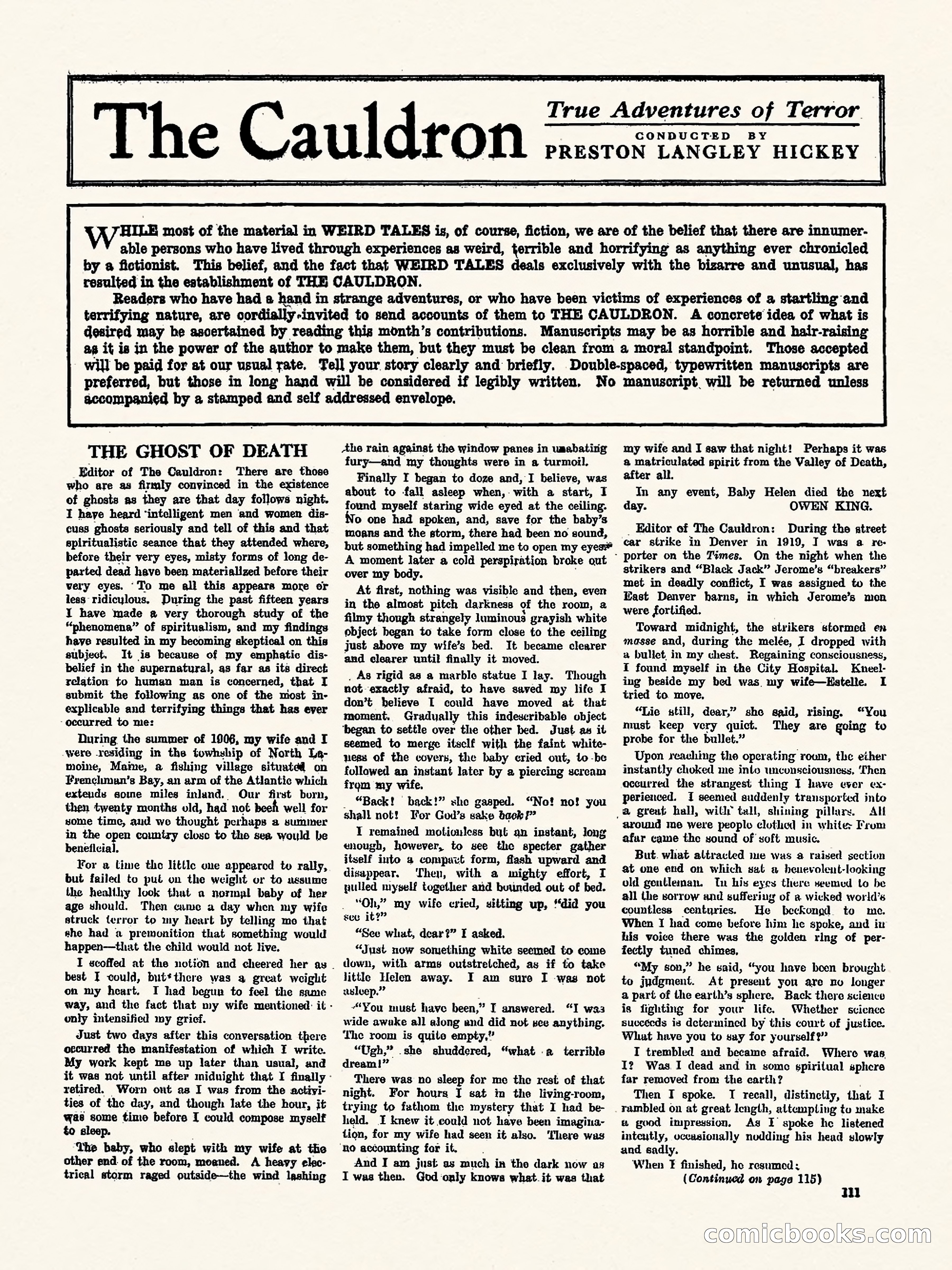 Weird Tales, Vol. 1, No. 4 — page 112 of 122