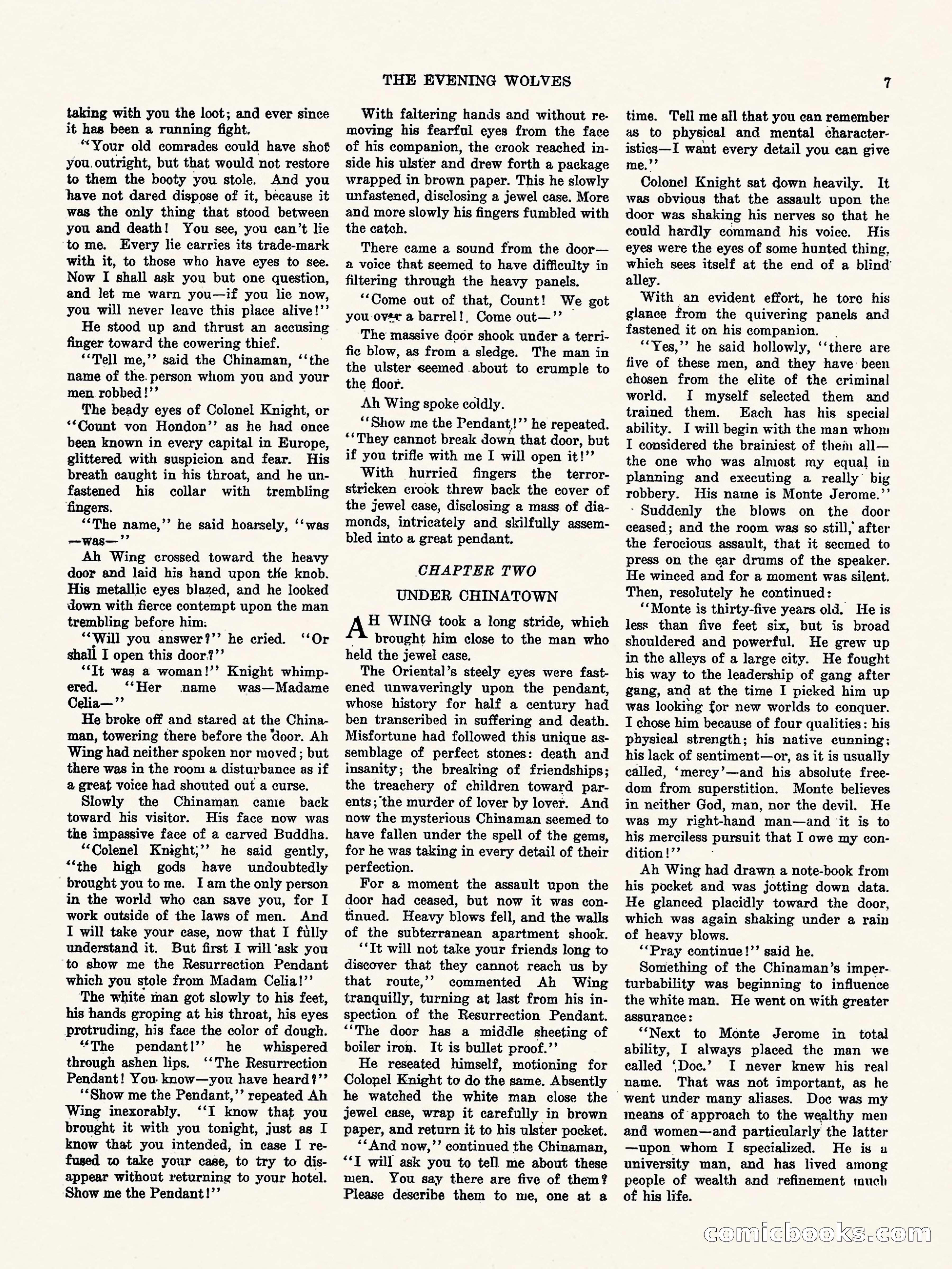 Weird Tales, Vol. I, No. 4 — page 8 of 122