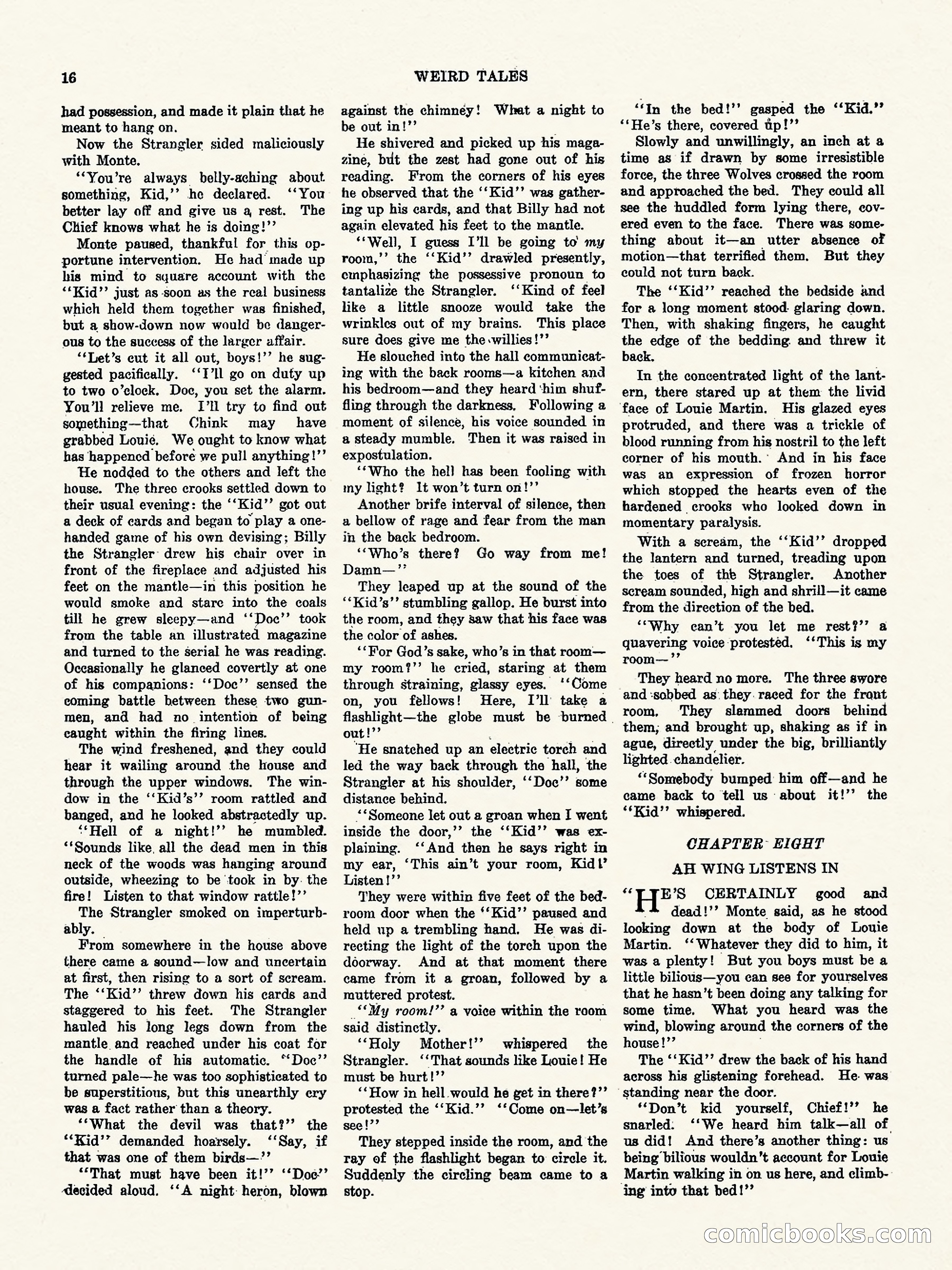 Weird Tales, Vol. I, No. 4 — page 17 of 122