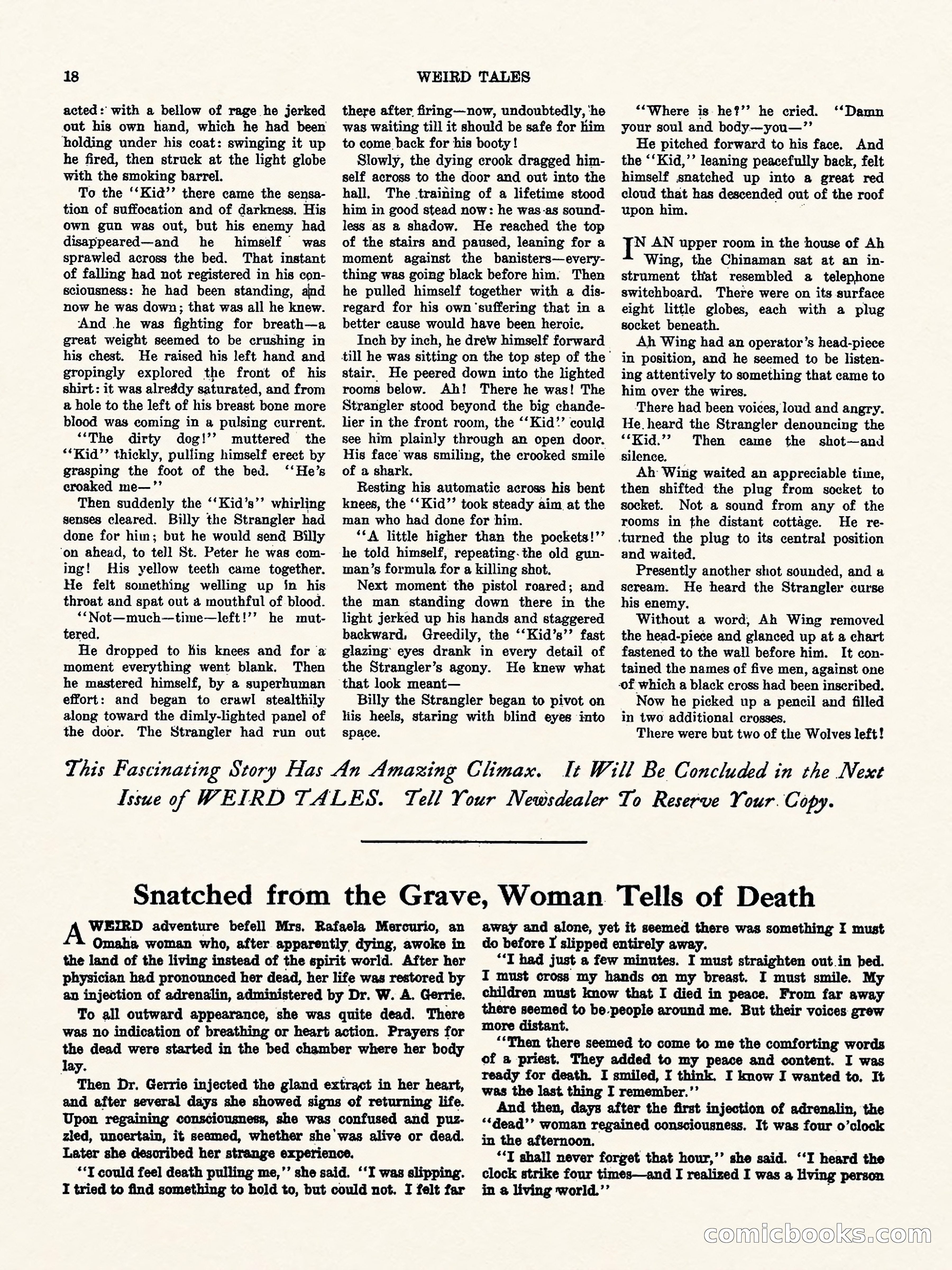 Weird Tales, Vol. I, No. 4 — page 19 of 122