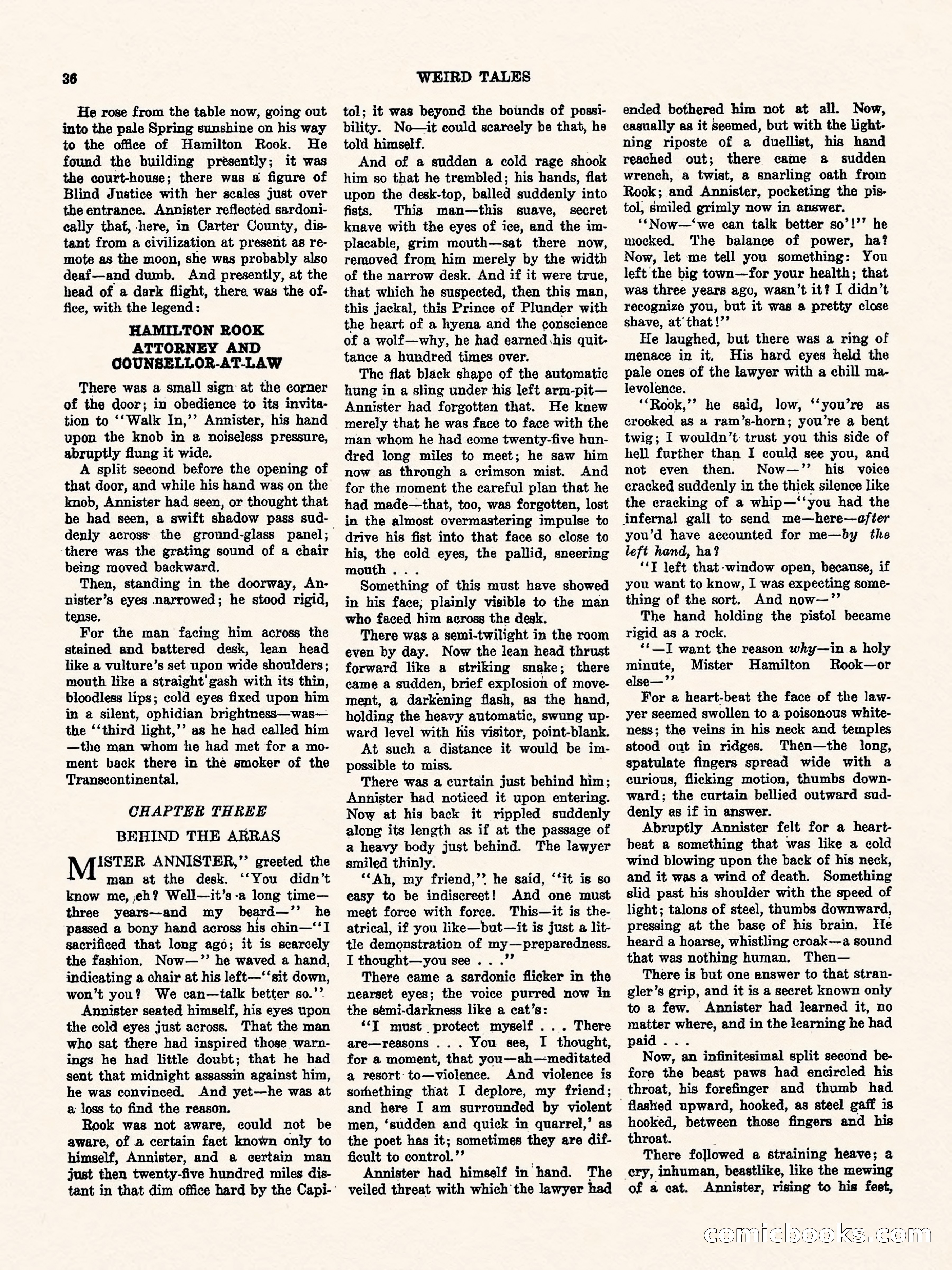 Weird Tales, Vol. I, No. 4 — page 37 of 122