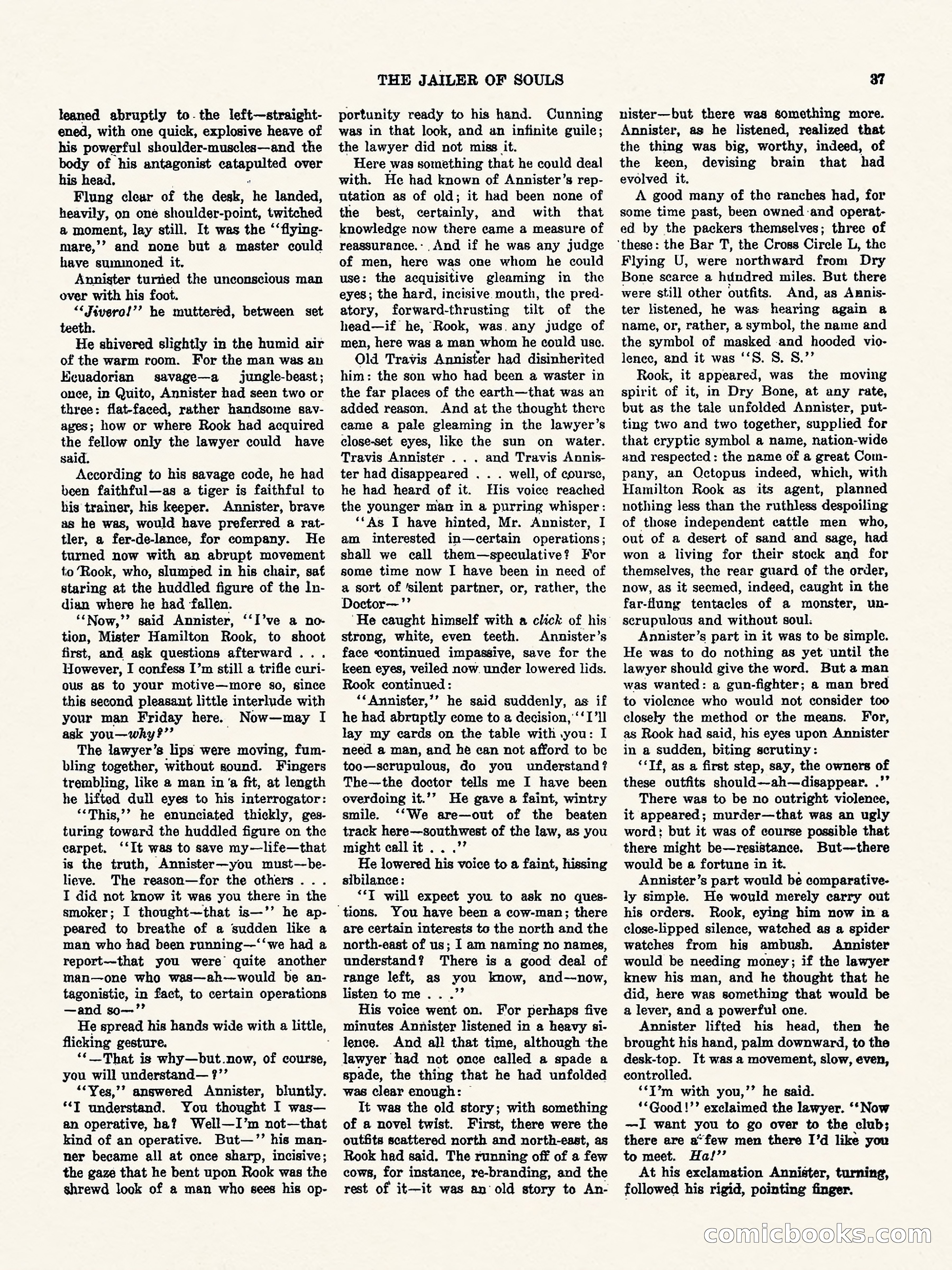 Weird Tales, Vol. I, No. 4 — page 38 of 122