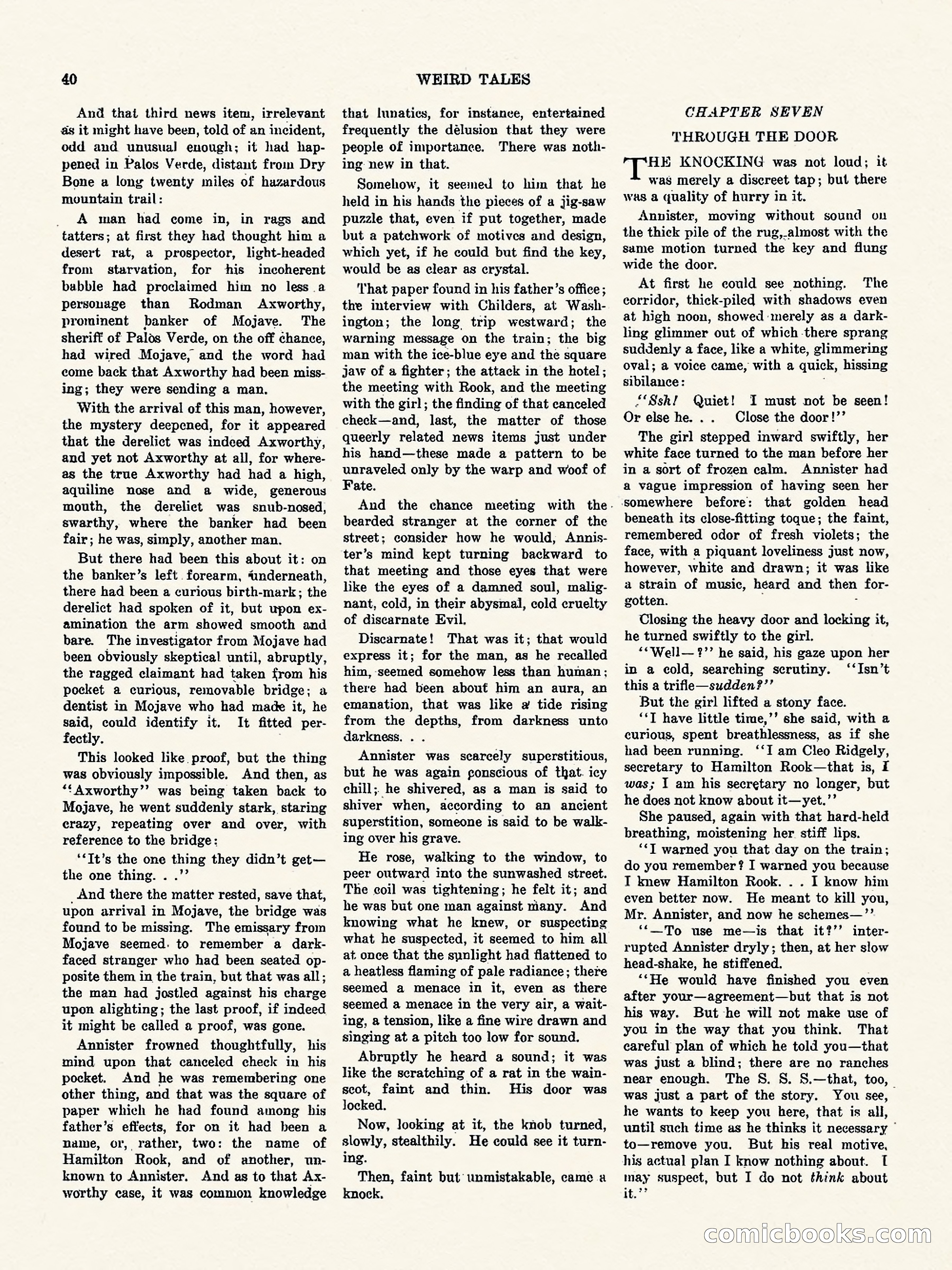 Weird Tales, Vol. I, No. 4 — page 41 of 122
