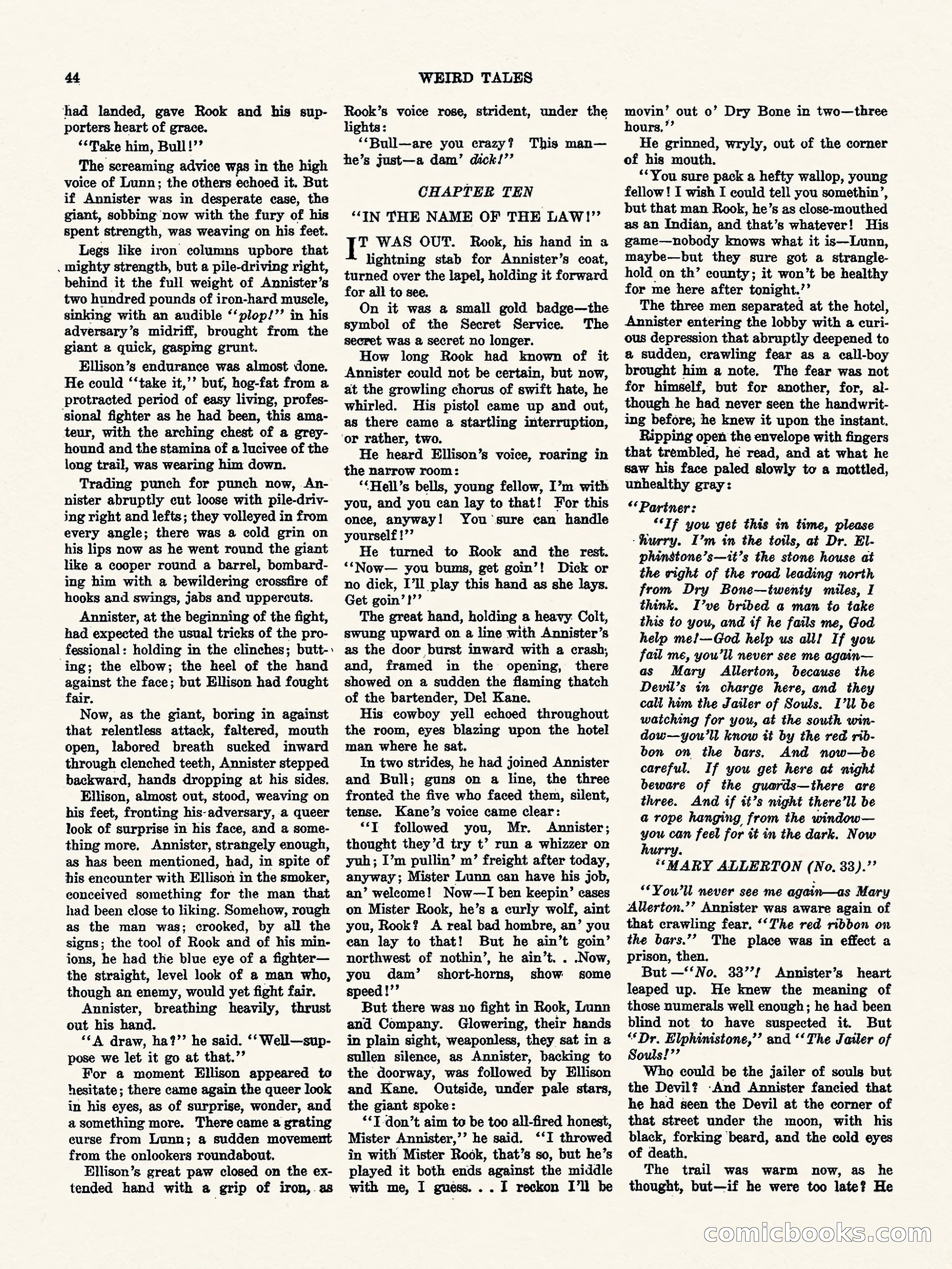 Weird Tales, Vol. I, No. 4 — page 45 of 122