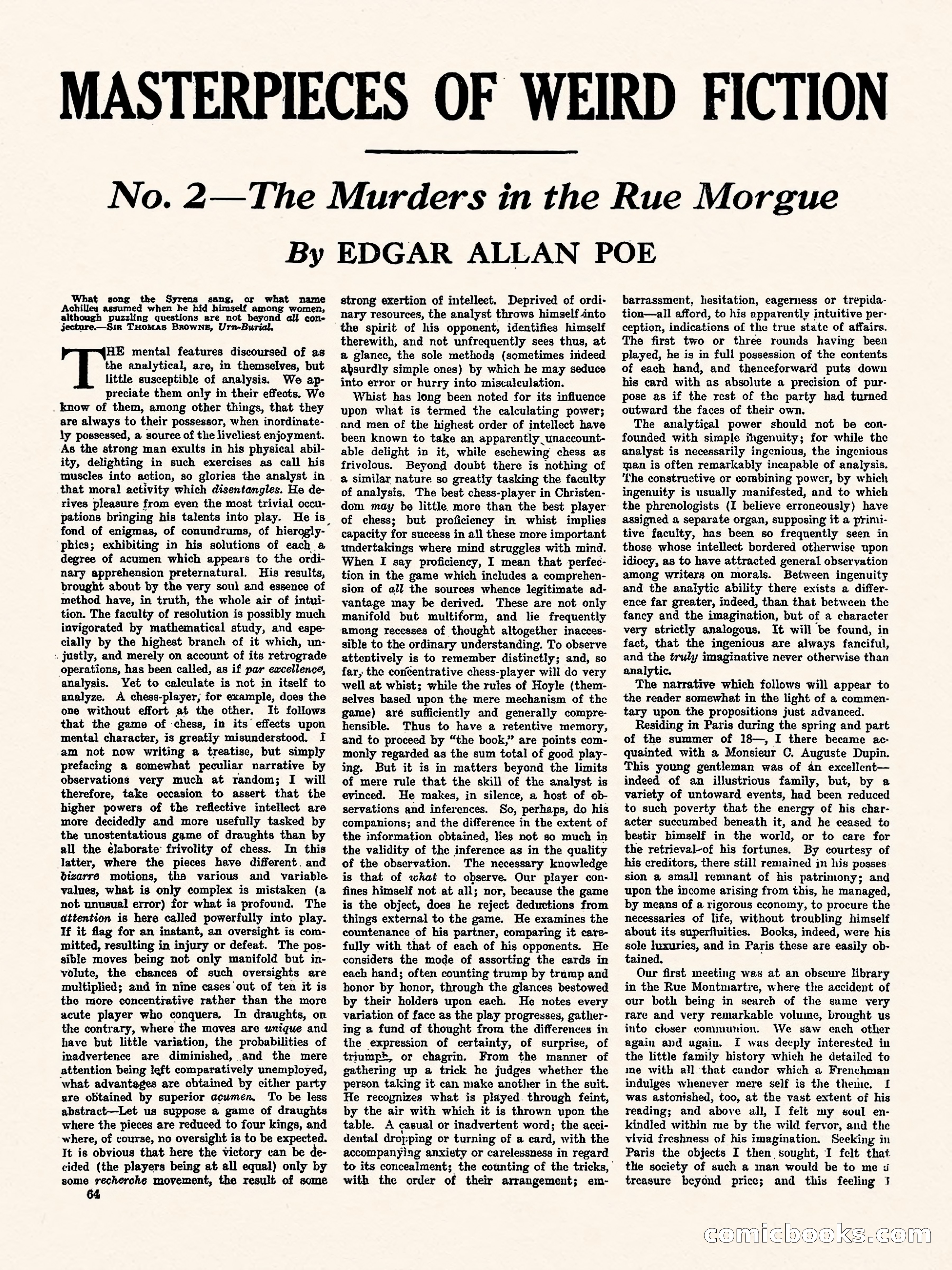 Weird Tales, Vol. I, No. 4 — page 65 of 122