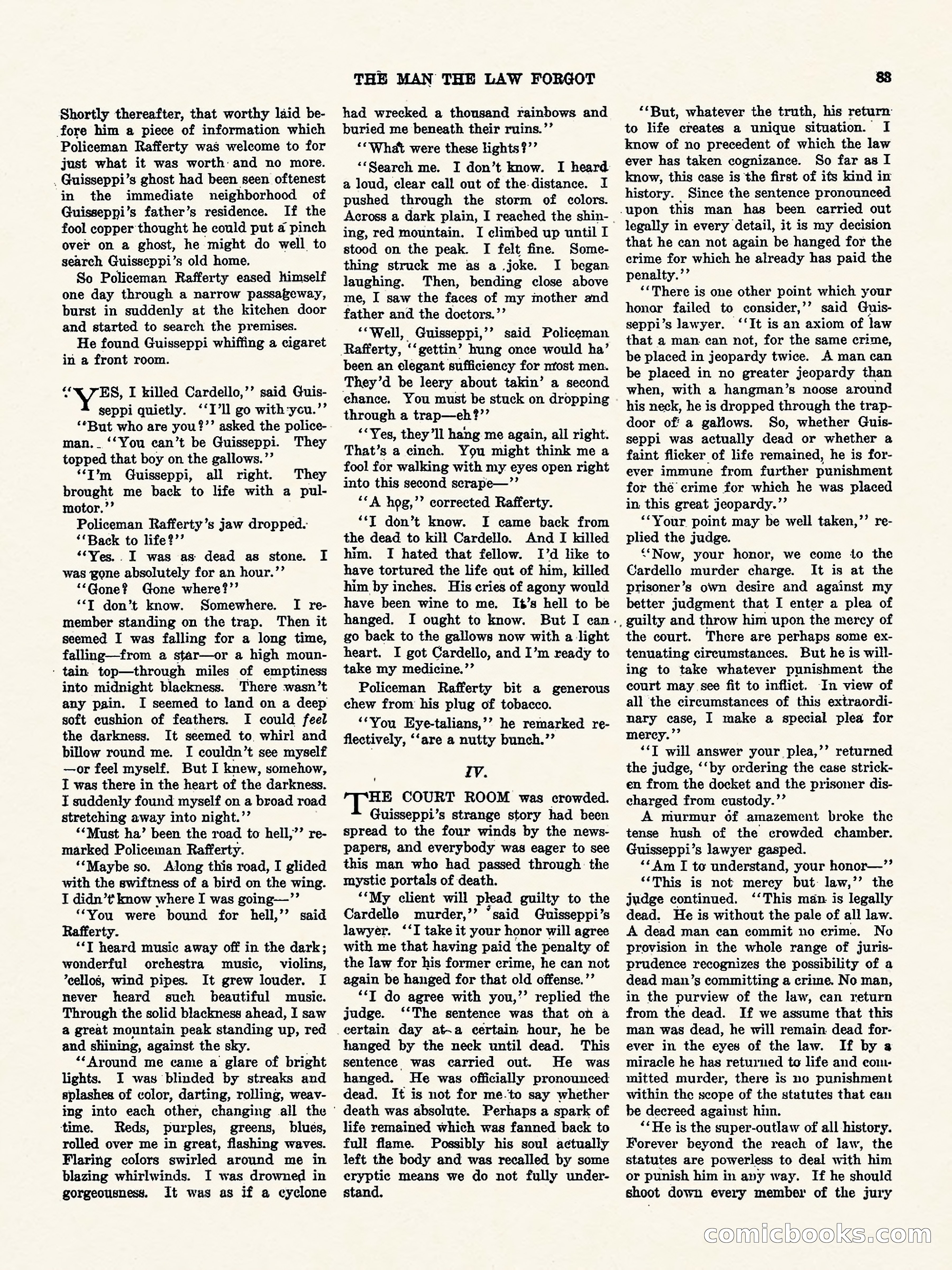 Weird Tales, Vol. I, No. 4 — page 84 of 122