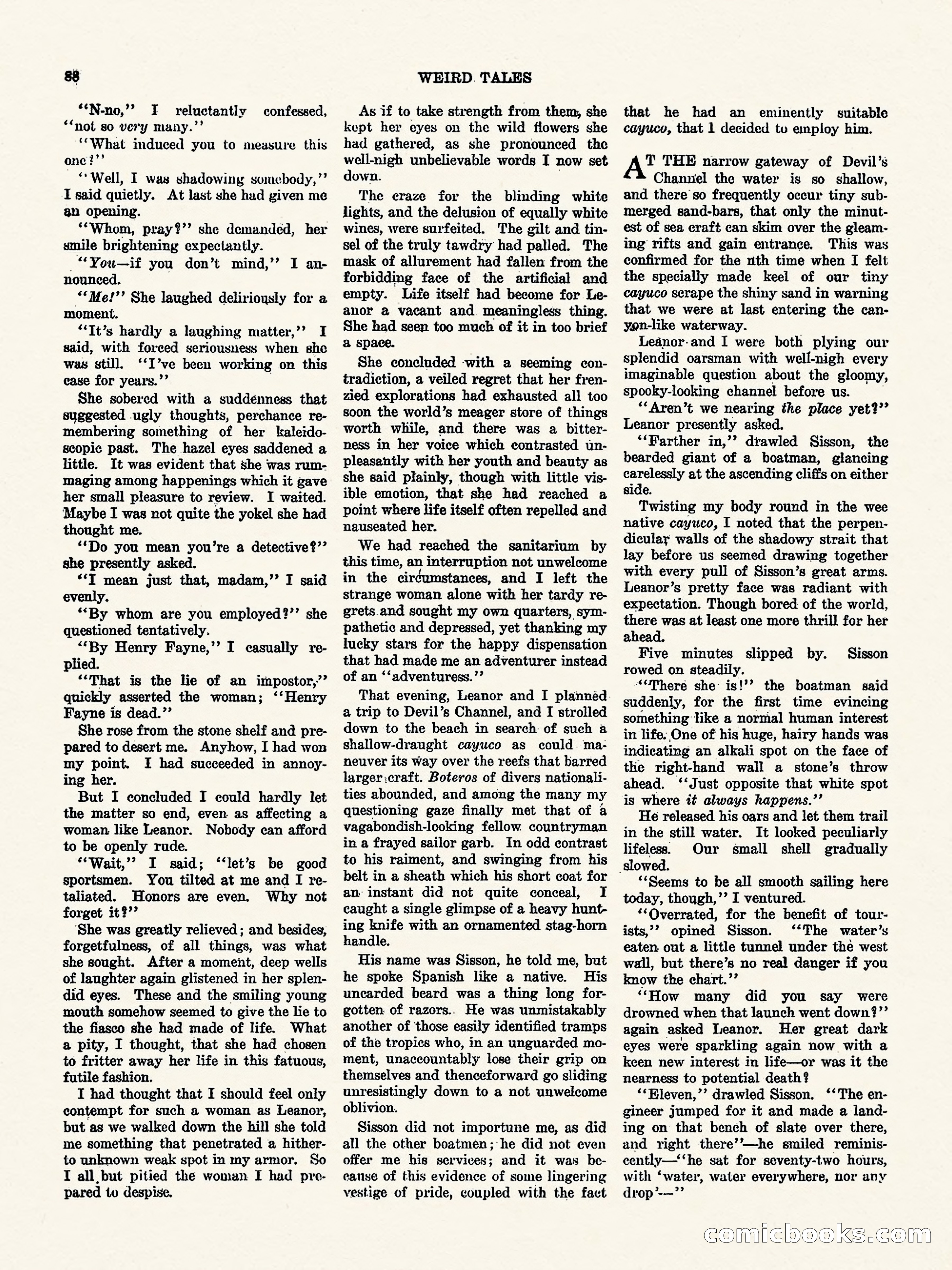 Weird Tales, Vol. I, No. 4 — page 89 of 122