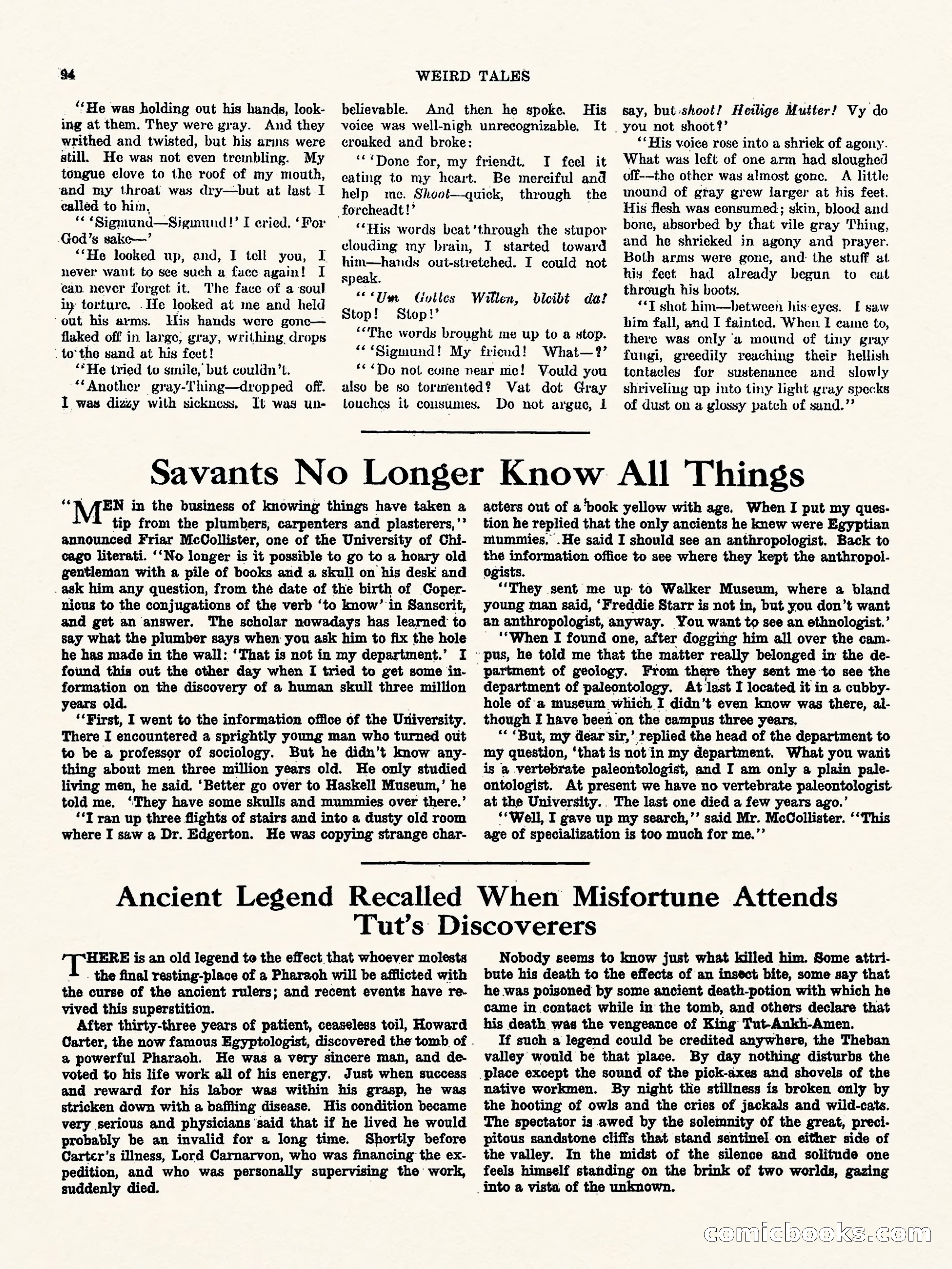 Weird Tales, Vol. I, No. 4 — page 95 of 122