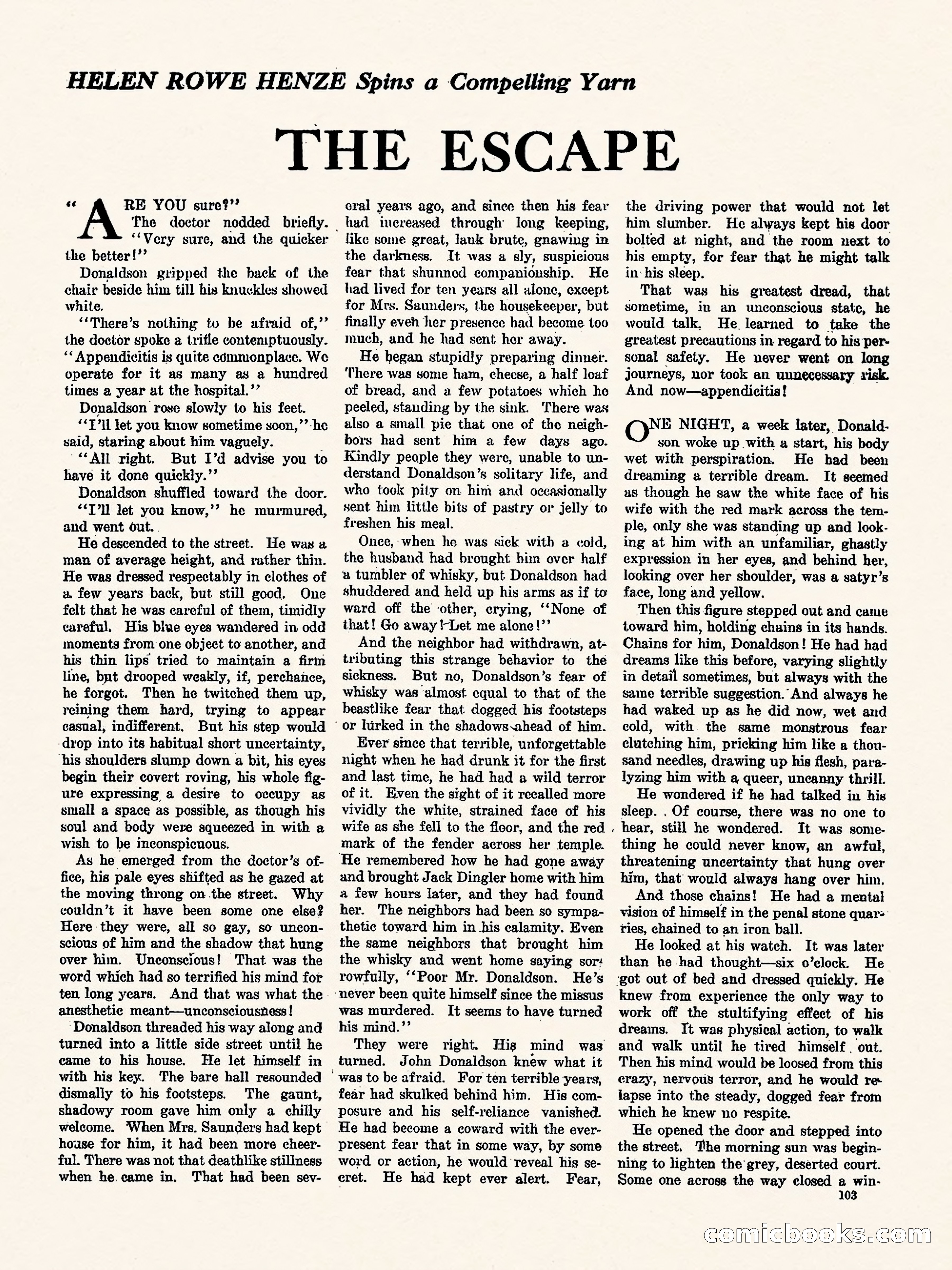 Weird Tales, Vol. I, No. 4 — page 104 of 122
