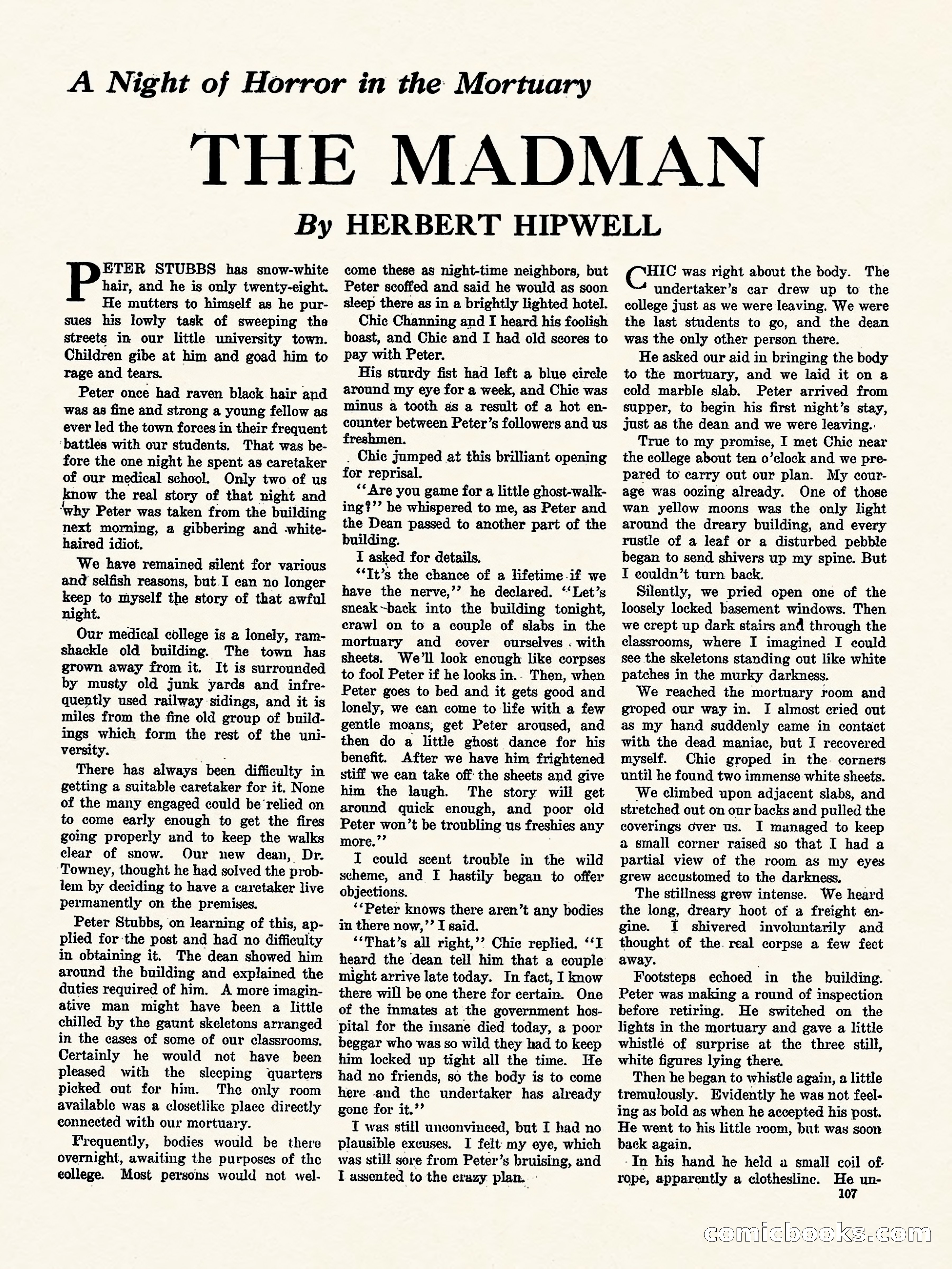 Weird Tales, Vol. I, No. 4 — page 108 of 122