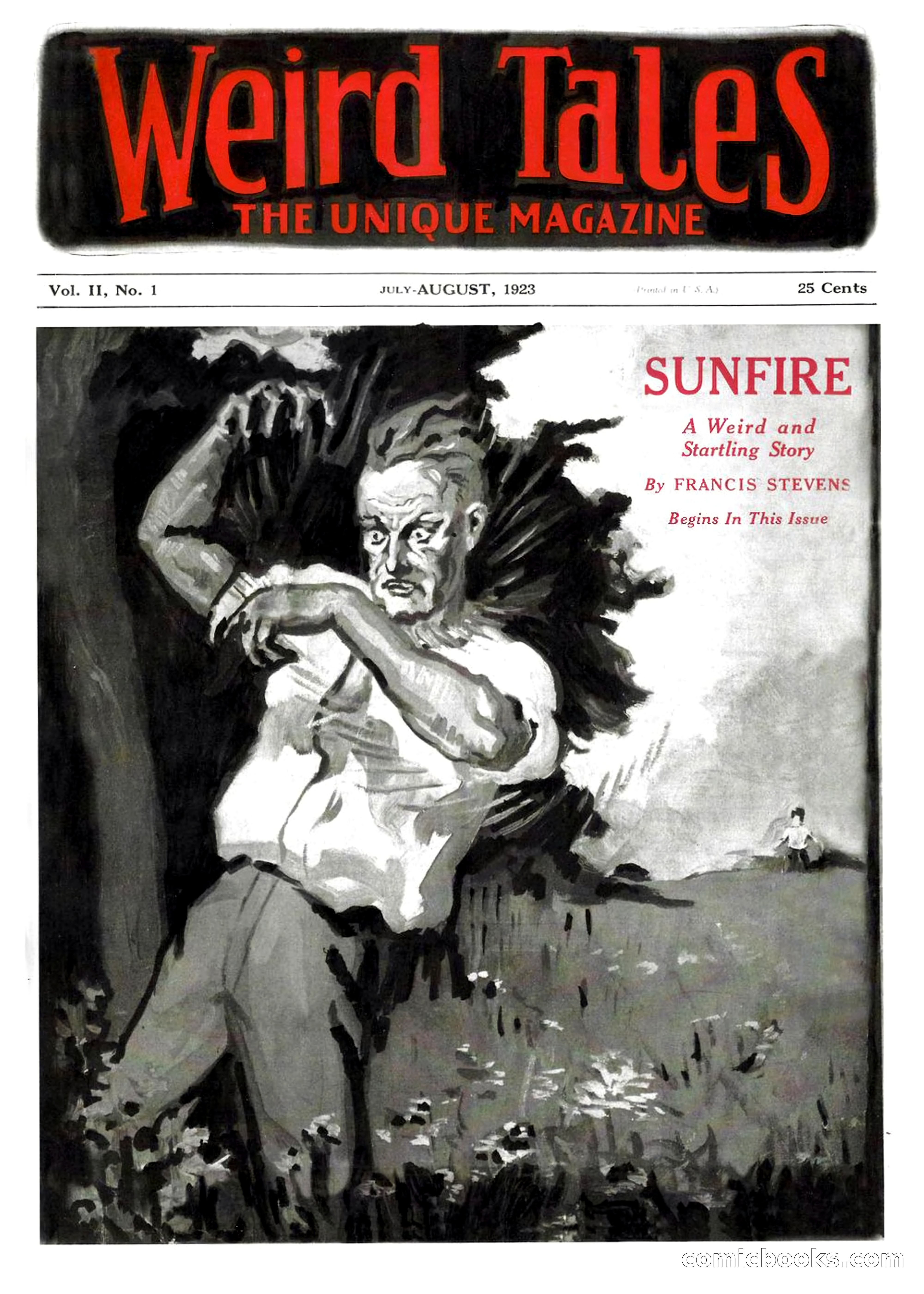 Weird Tales, Vol. II No. 1 — page 1 of 98