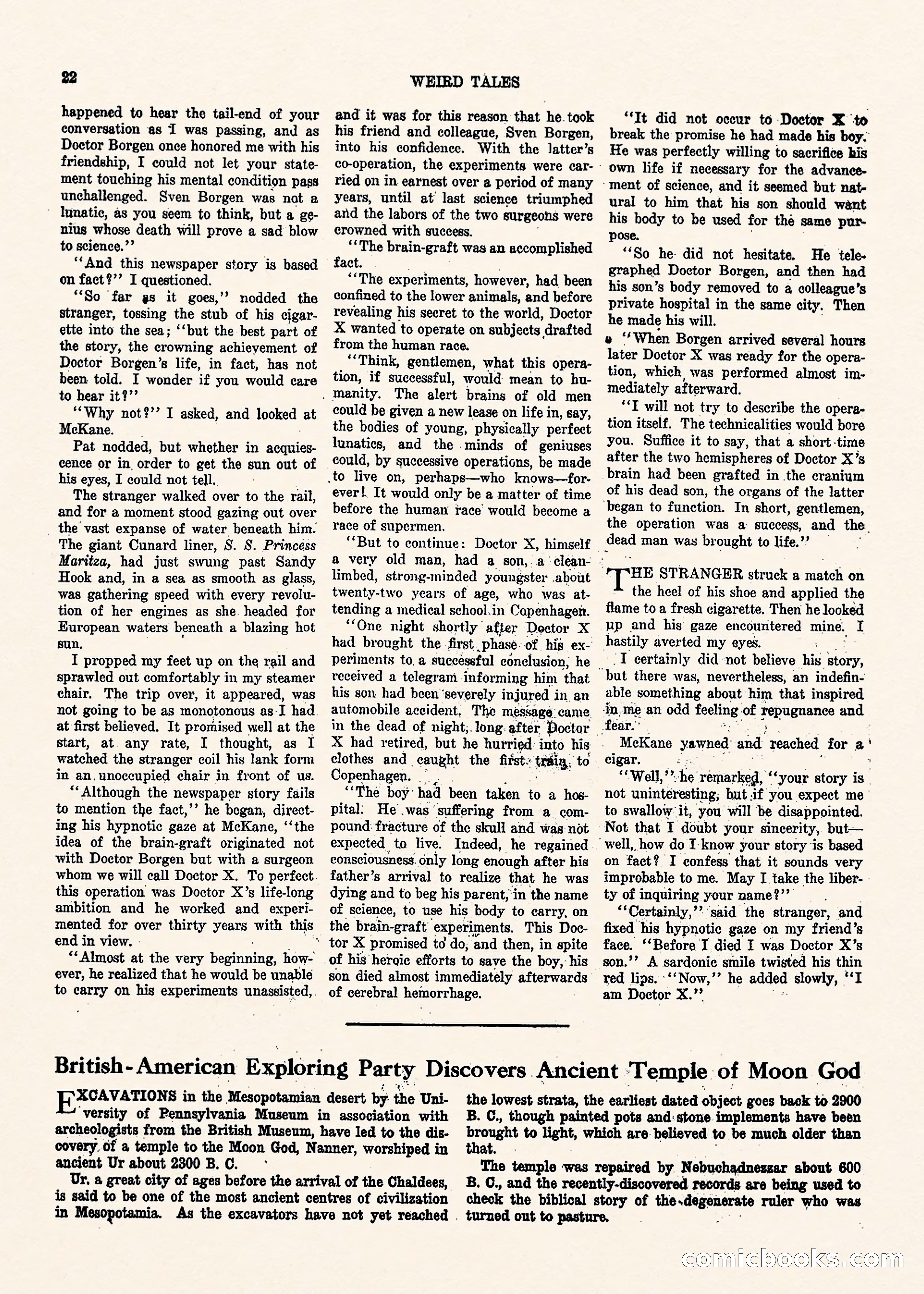 Weird Tales, Vol. II No. 1 — page 23 of 98