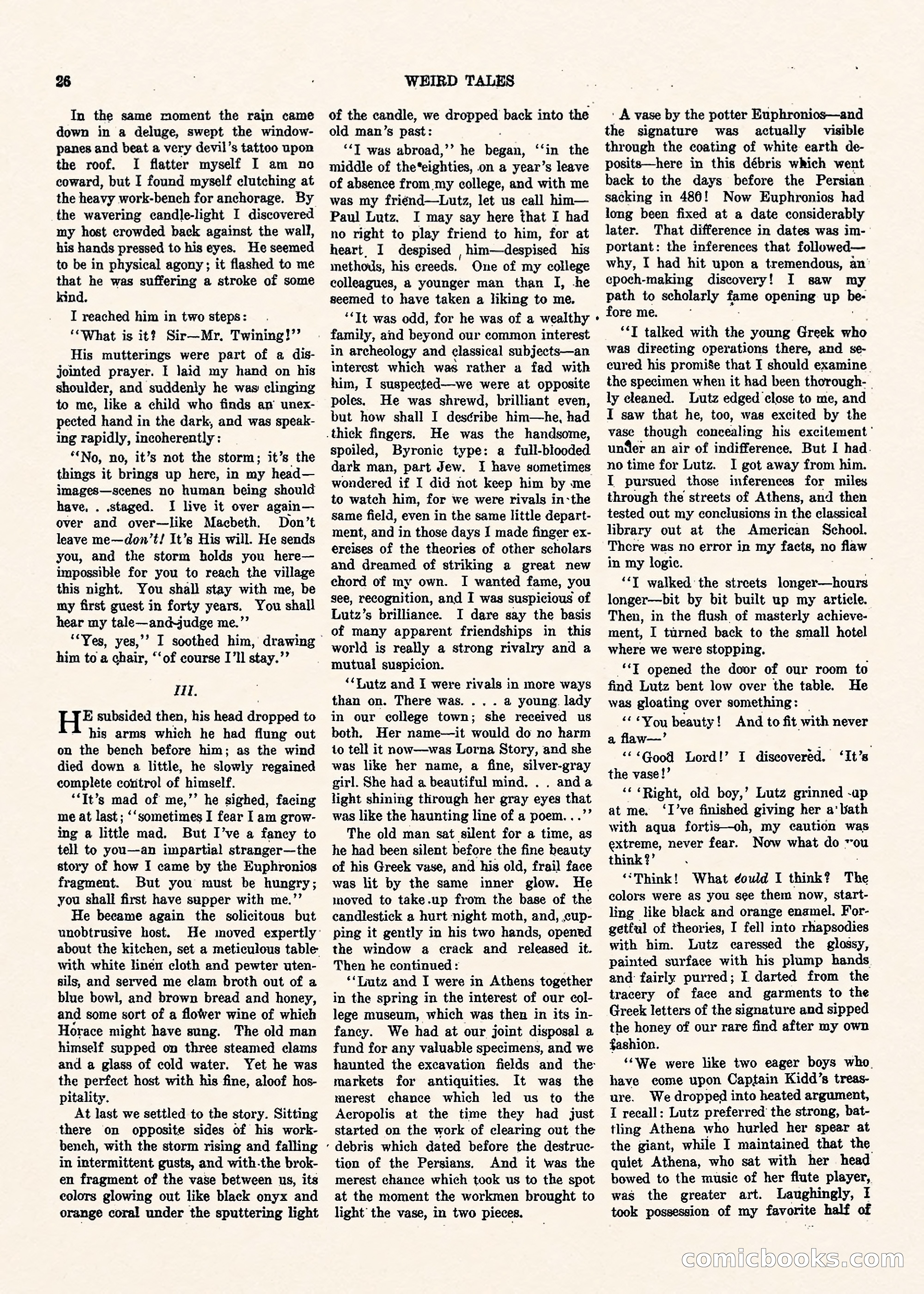 Weird Tales, Vol. II No. 1 — page 27 of 98