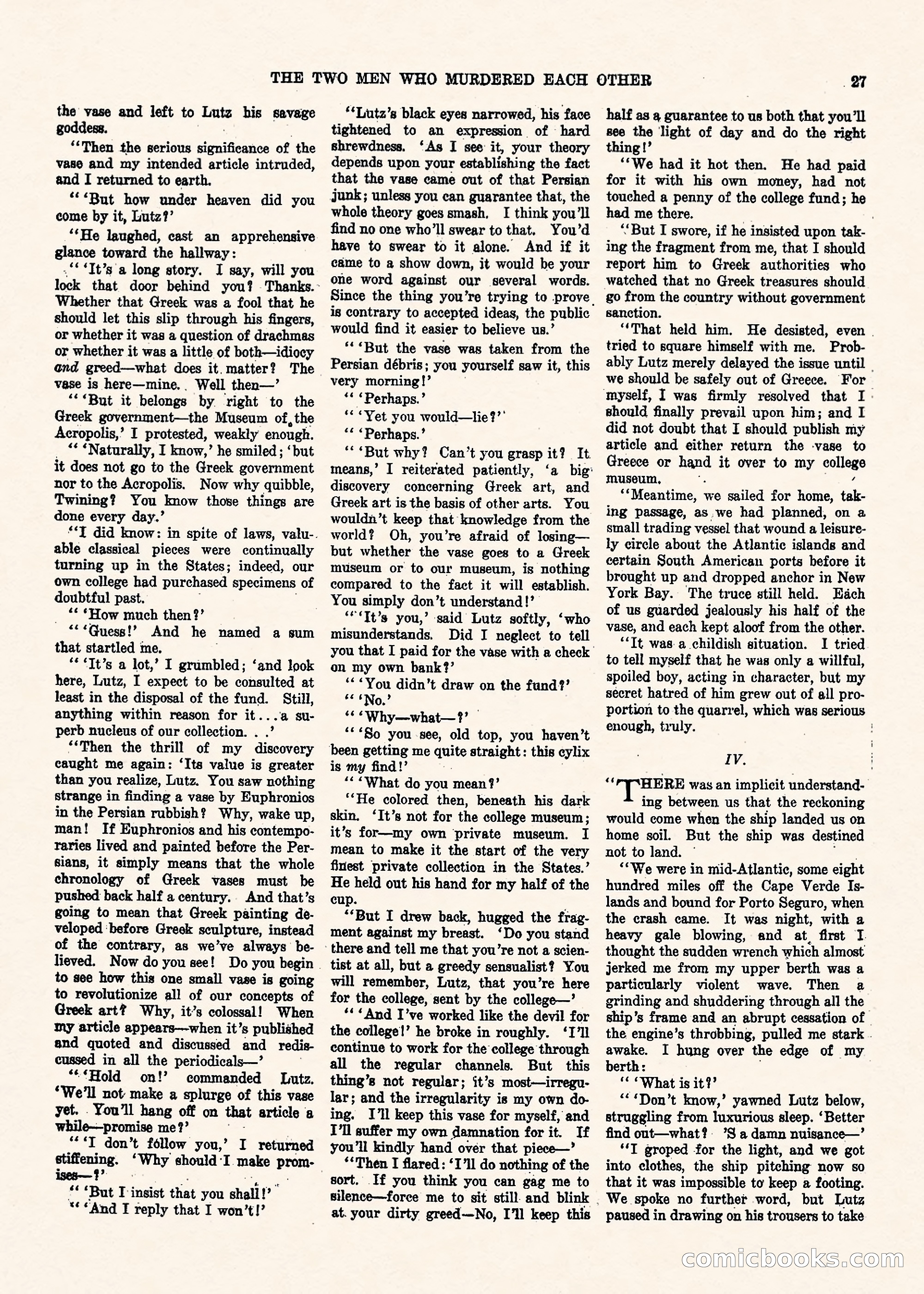 Weird Tales, Vol. II No. 1 — page 28 of 98