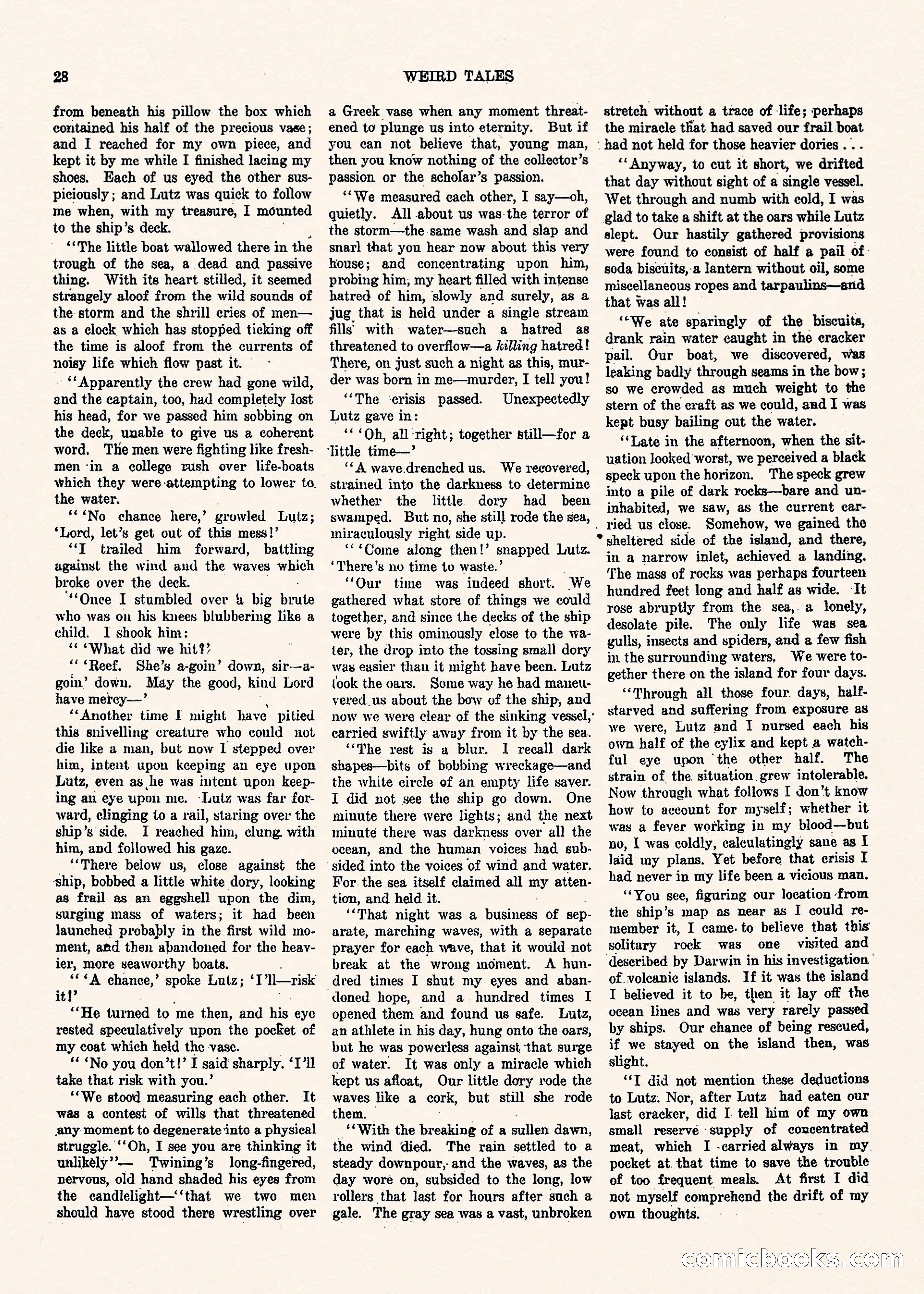 Weird Tales, Vol. II No. 1 — page 29 of 98