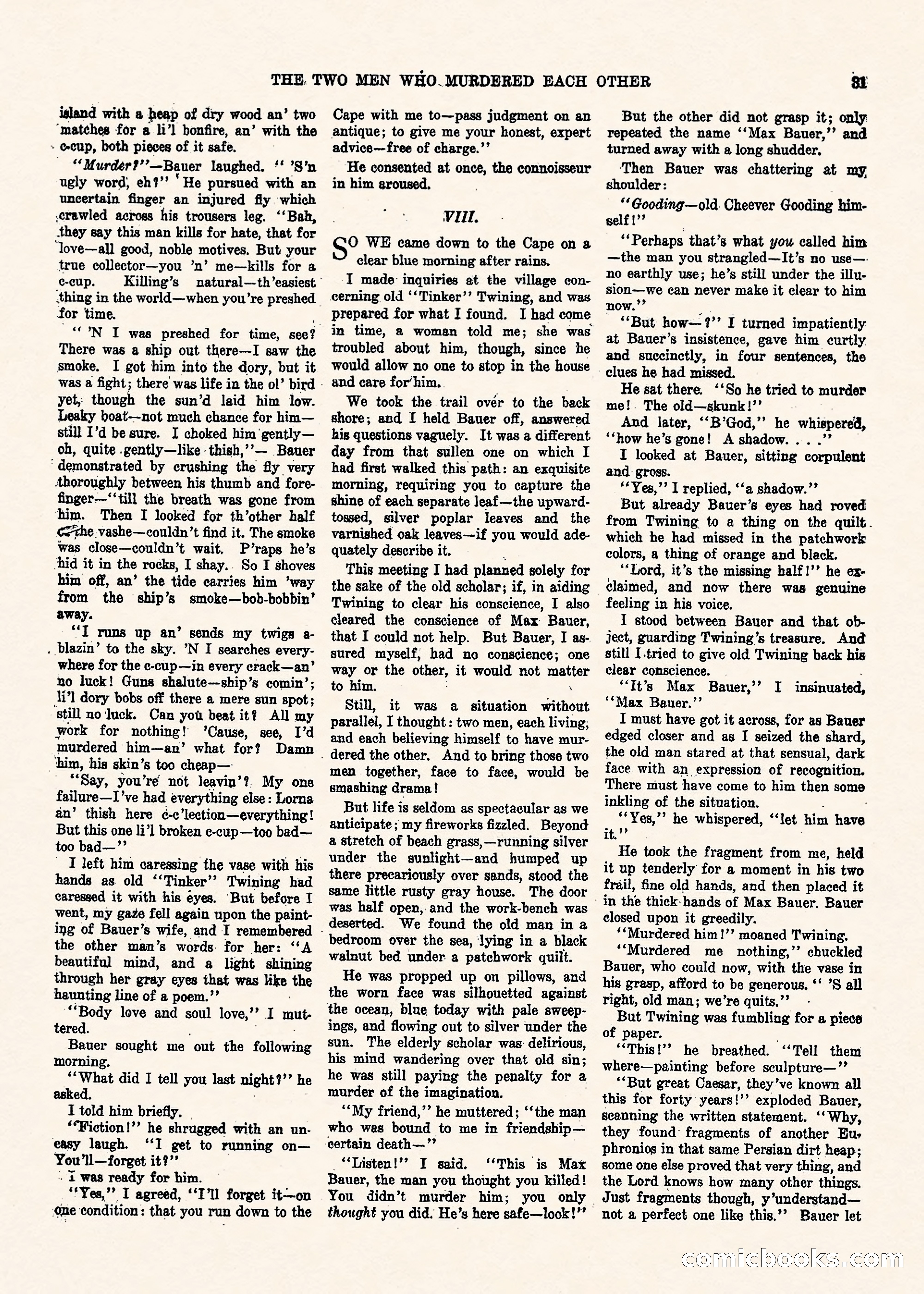 Weird Tales, Vol. II No. 1 — page 32 of 98