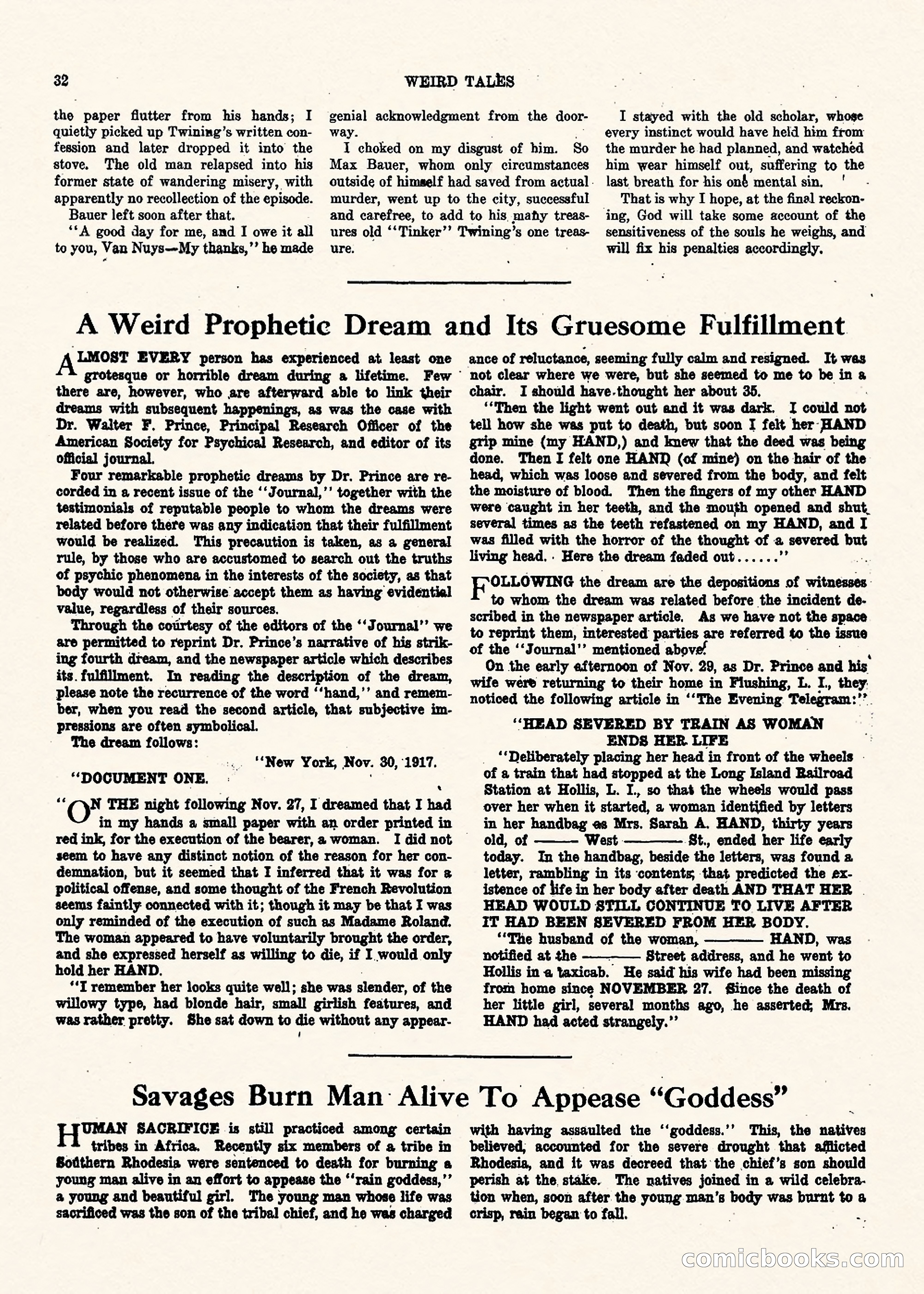 Weird Tales, Vol. II No. 1 — page 33 of 98