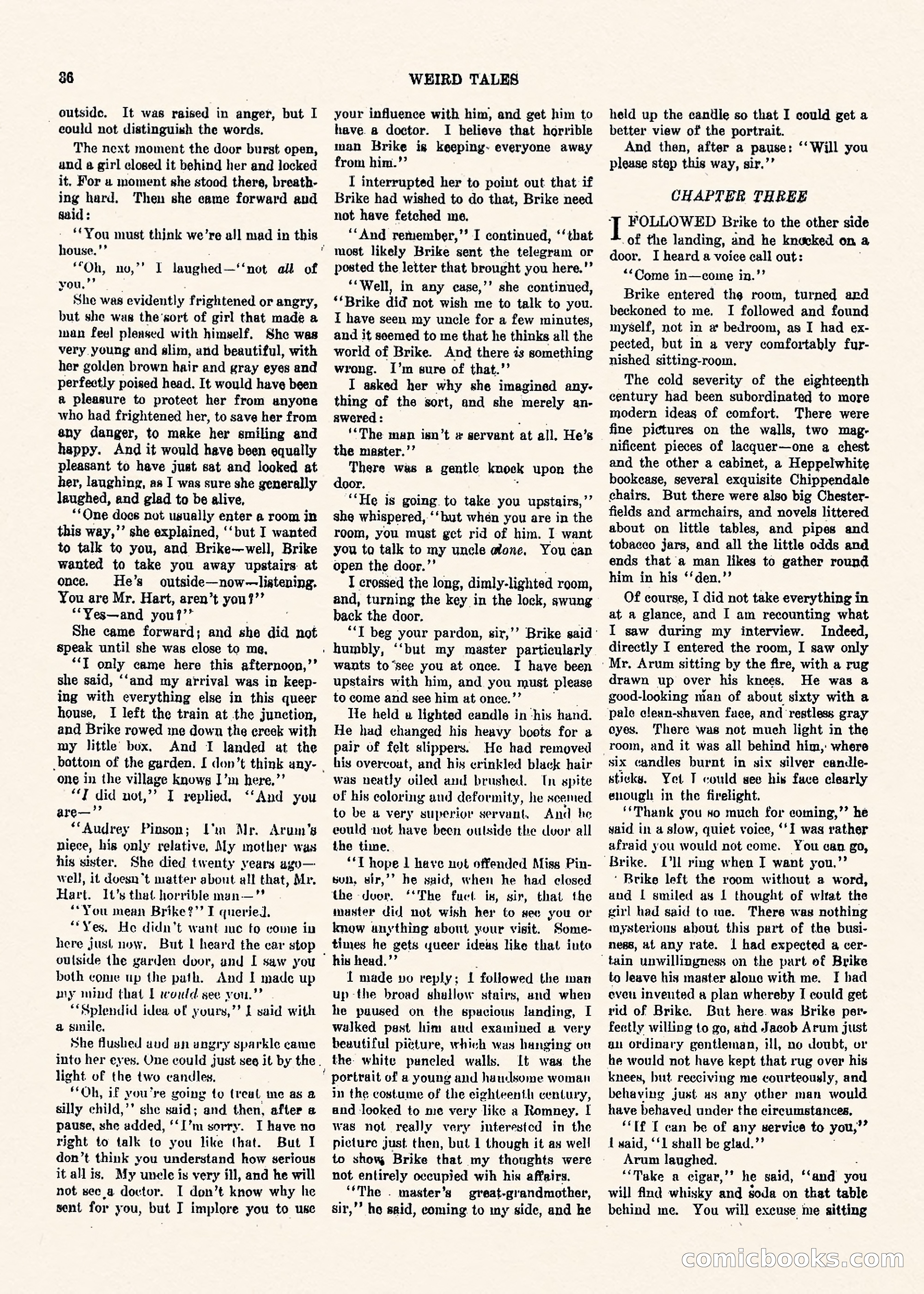Weird Tales, Vol. II No. 1 — page 37 of 98