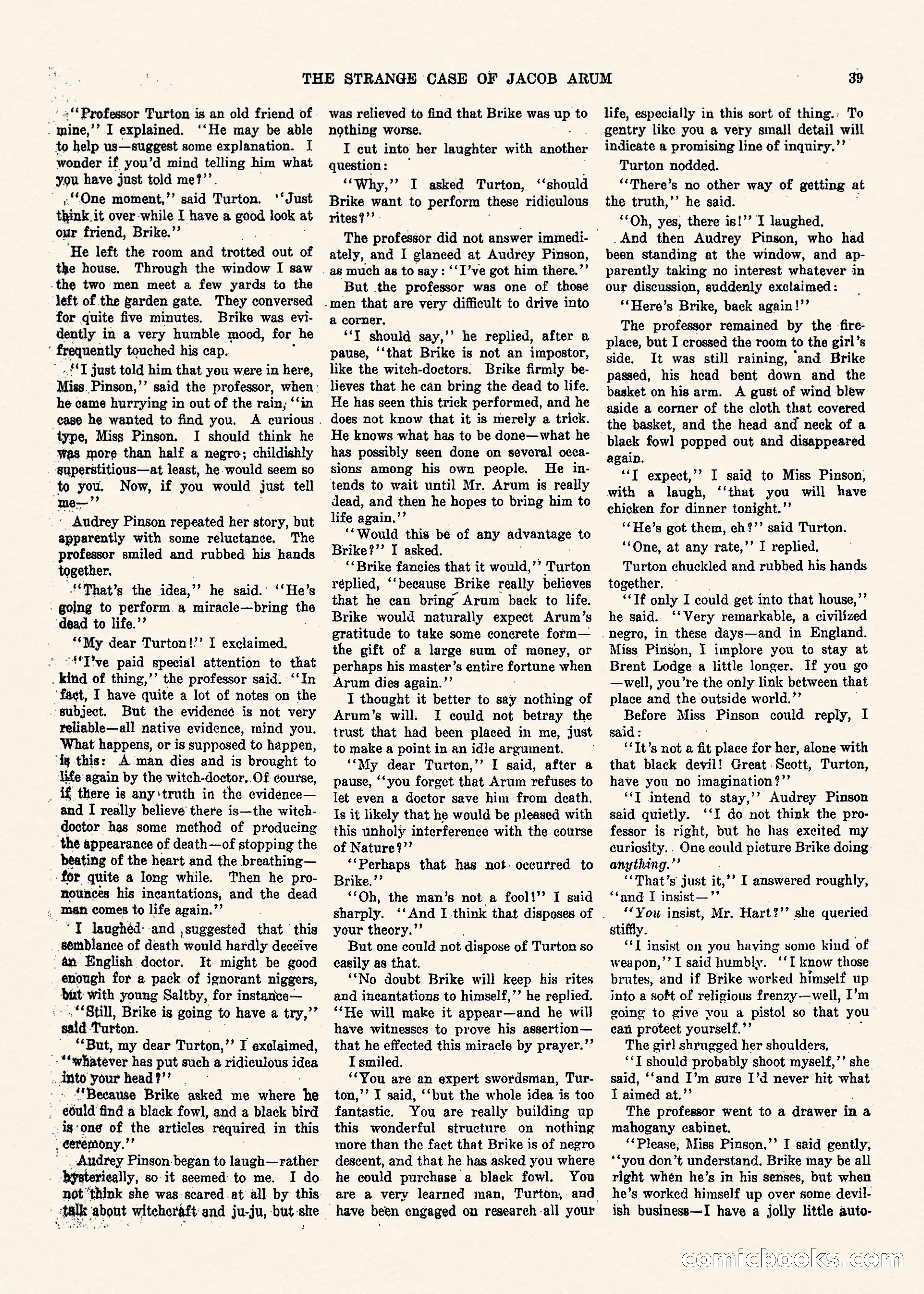 Weird Tales, Vol. II No. 1 — page 40 of 98