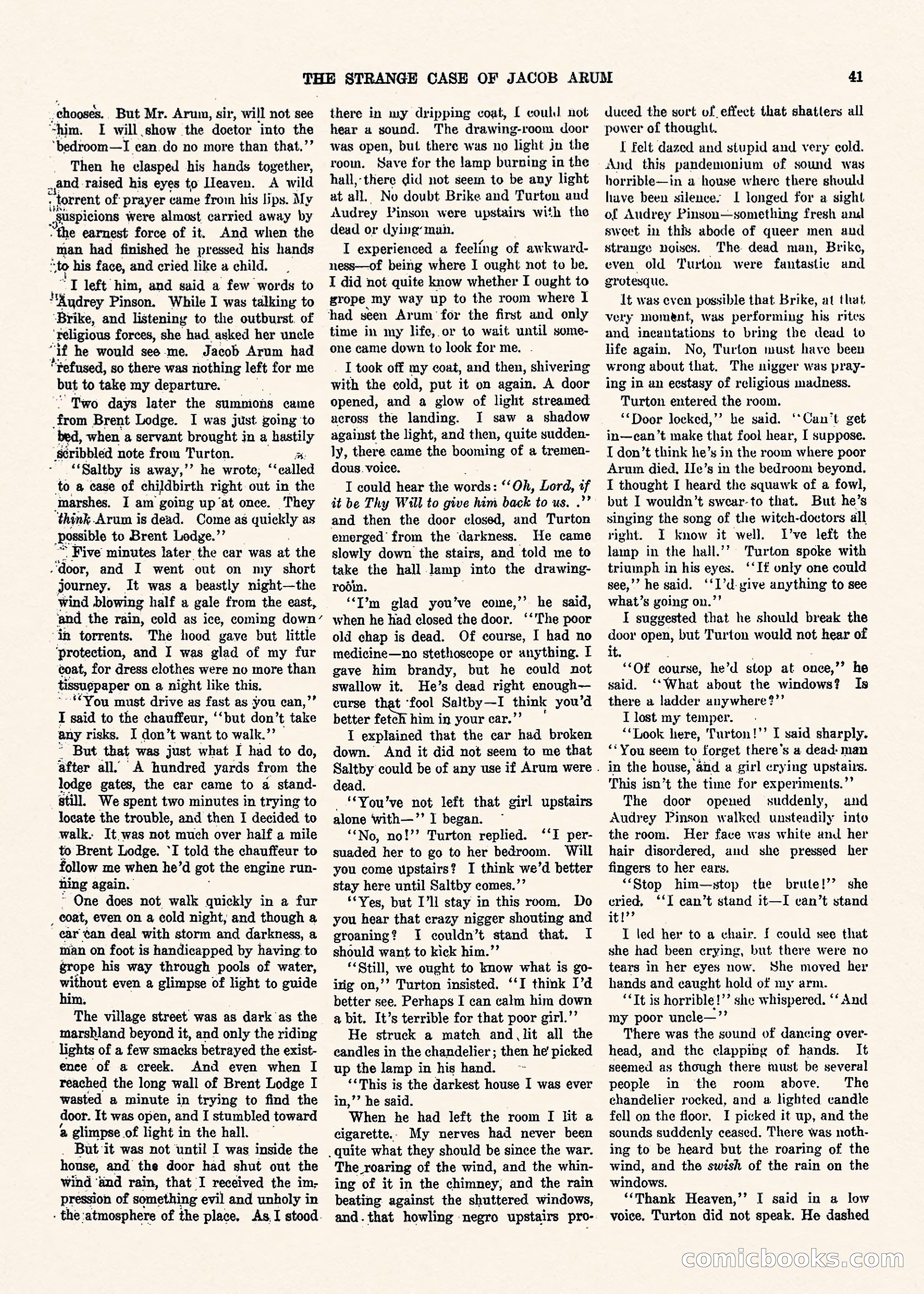 Weird Tales, Vol. II No. 1 — page 42 of 98