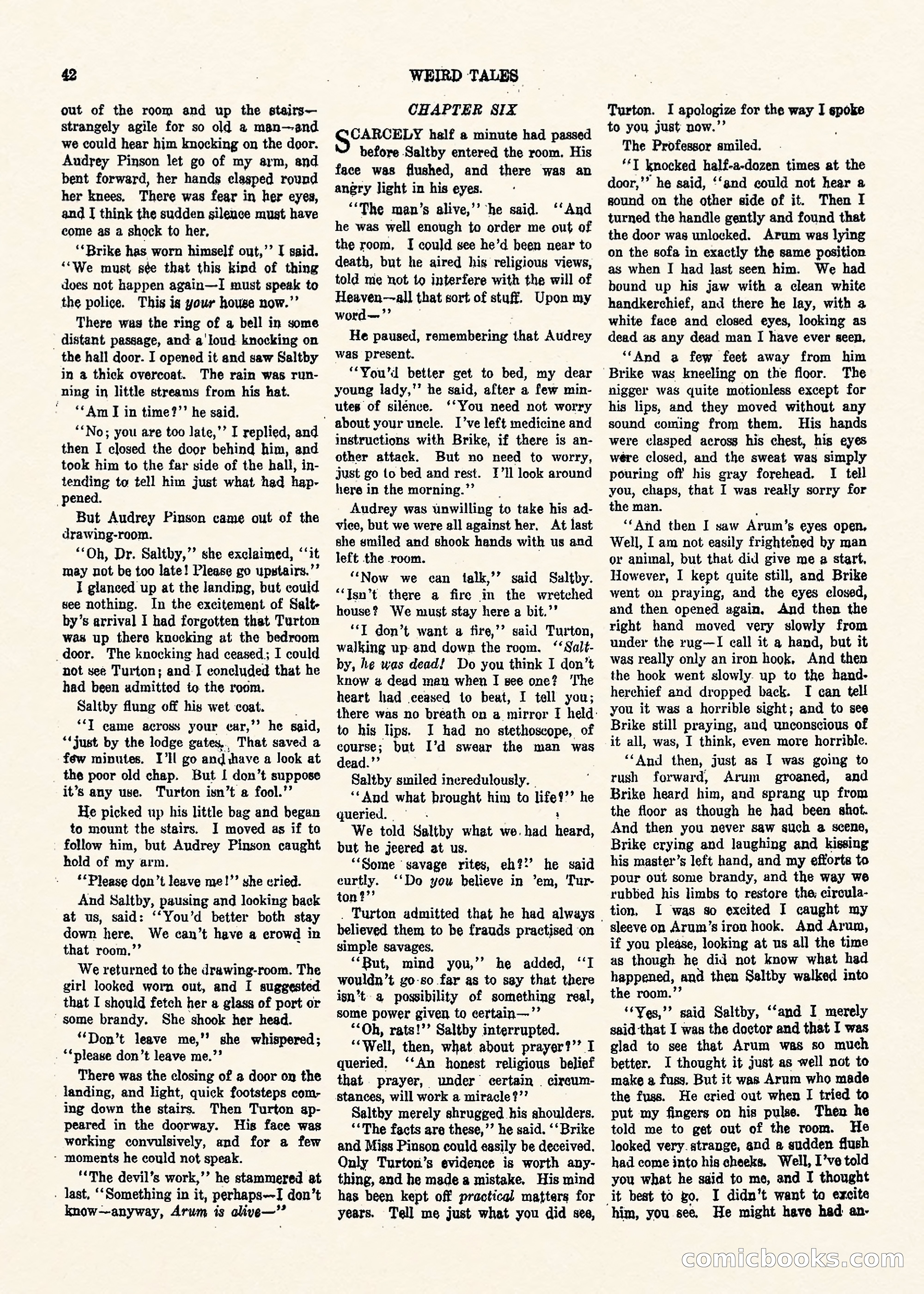 Weird Tales, Vol. II No. 1 — page 43 of 98