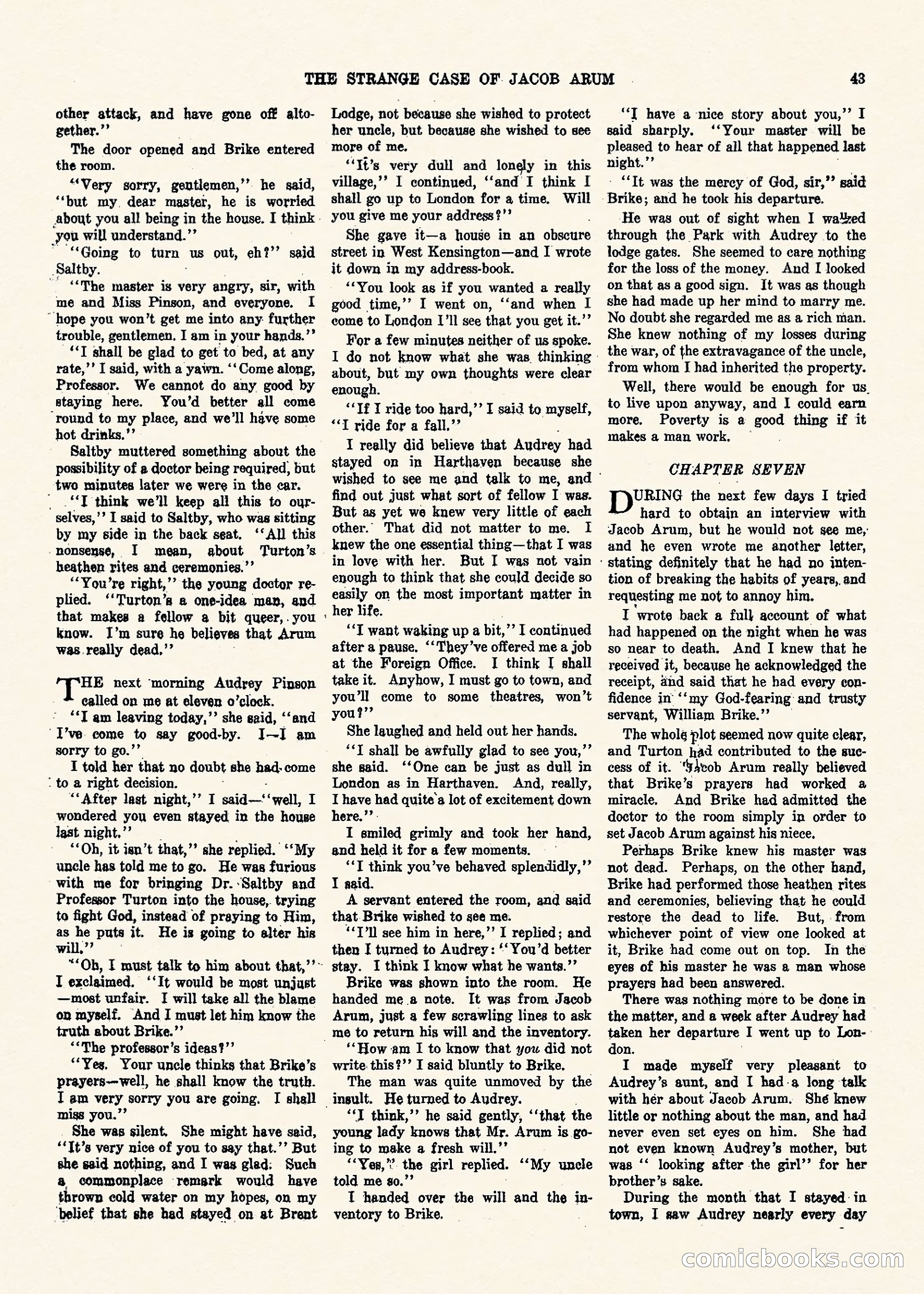 Weird Tales, Vol. II No. 1 — page 44 of 98
