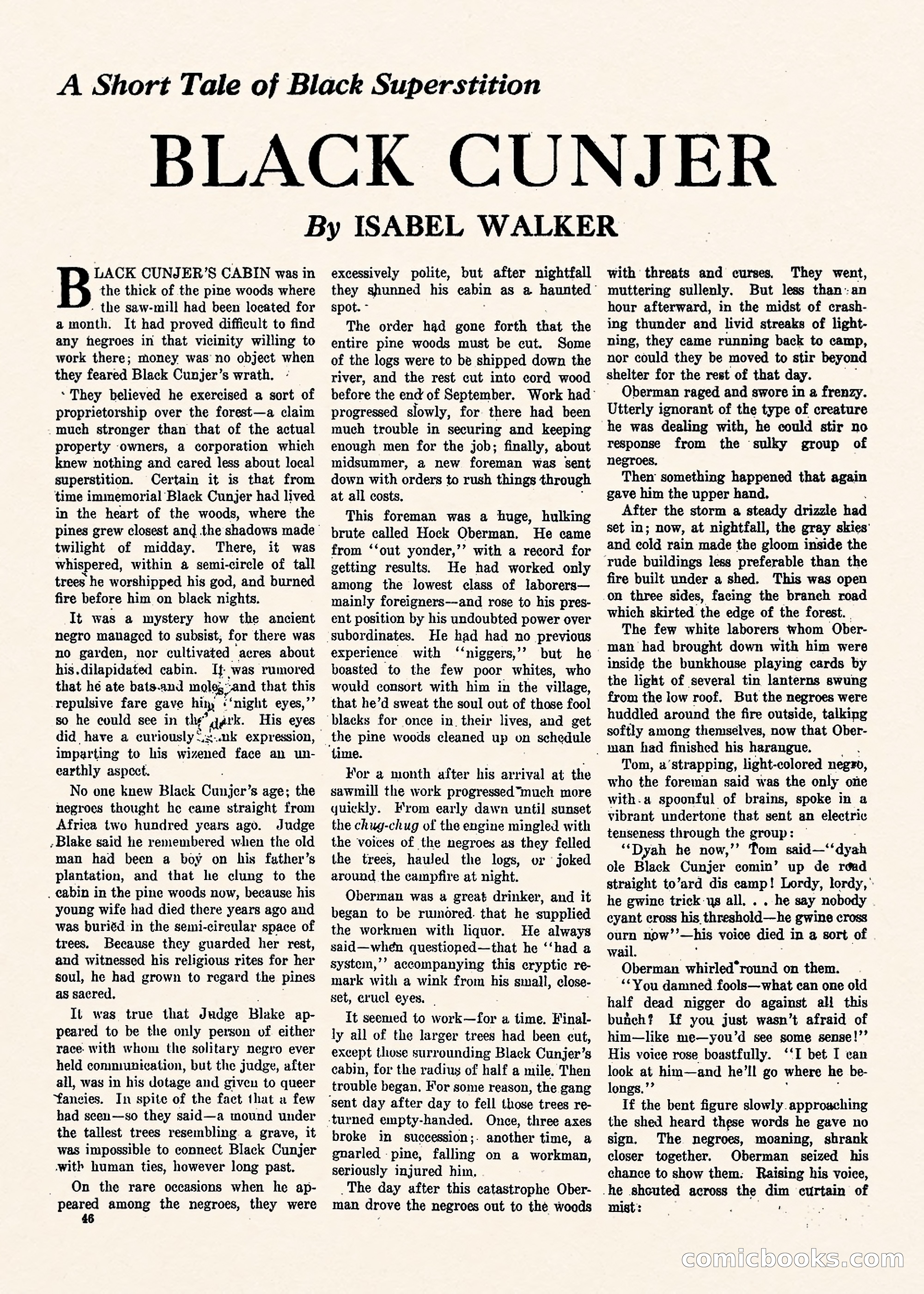 Weird Tales, Vol. II No. 1 — page 47 of 98