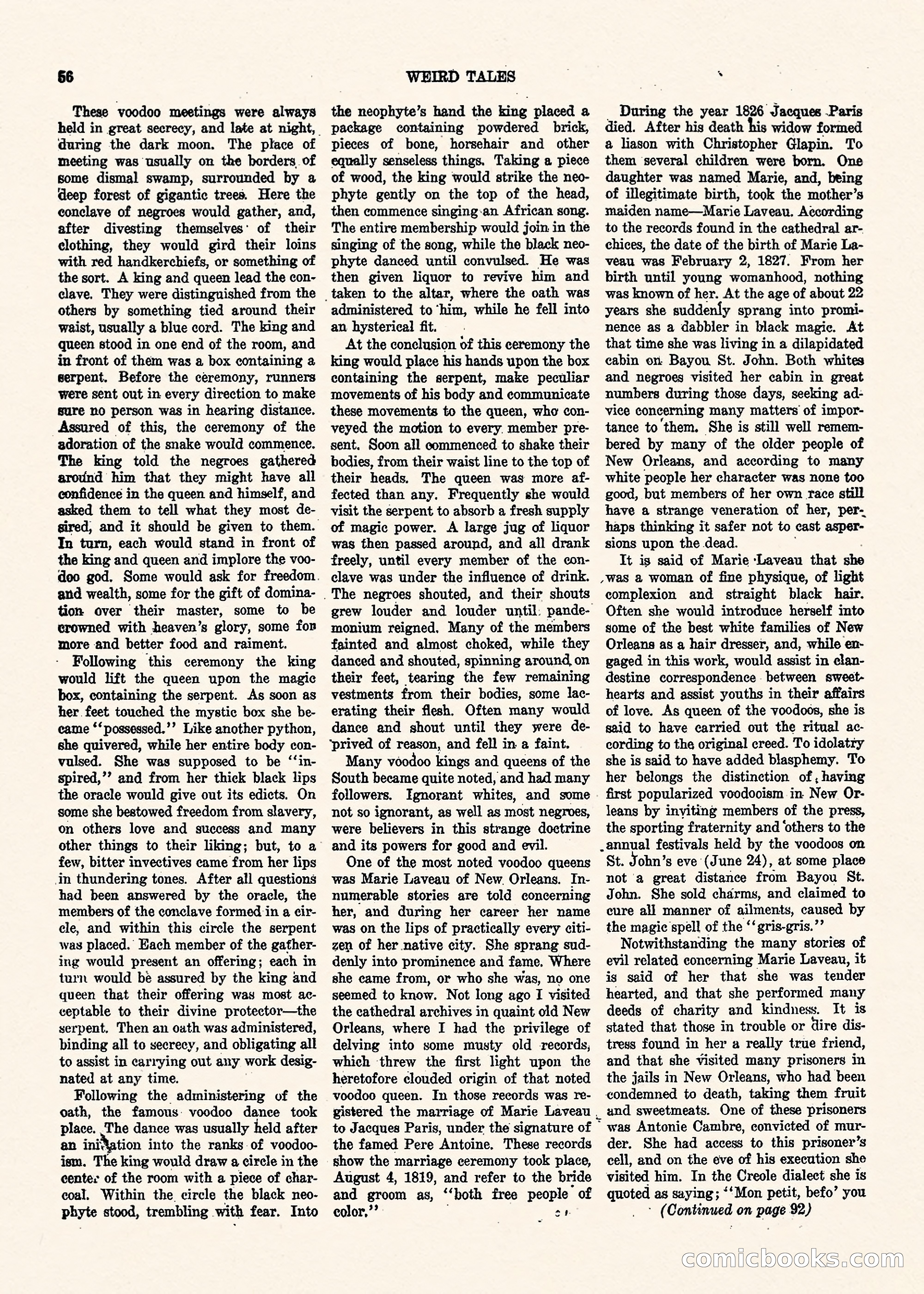 Weird Tales, Vol. II No. 1 — page 57 of 98