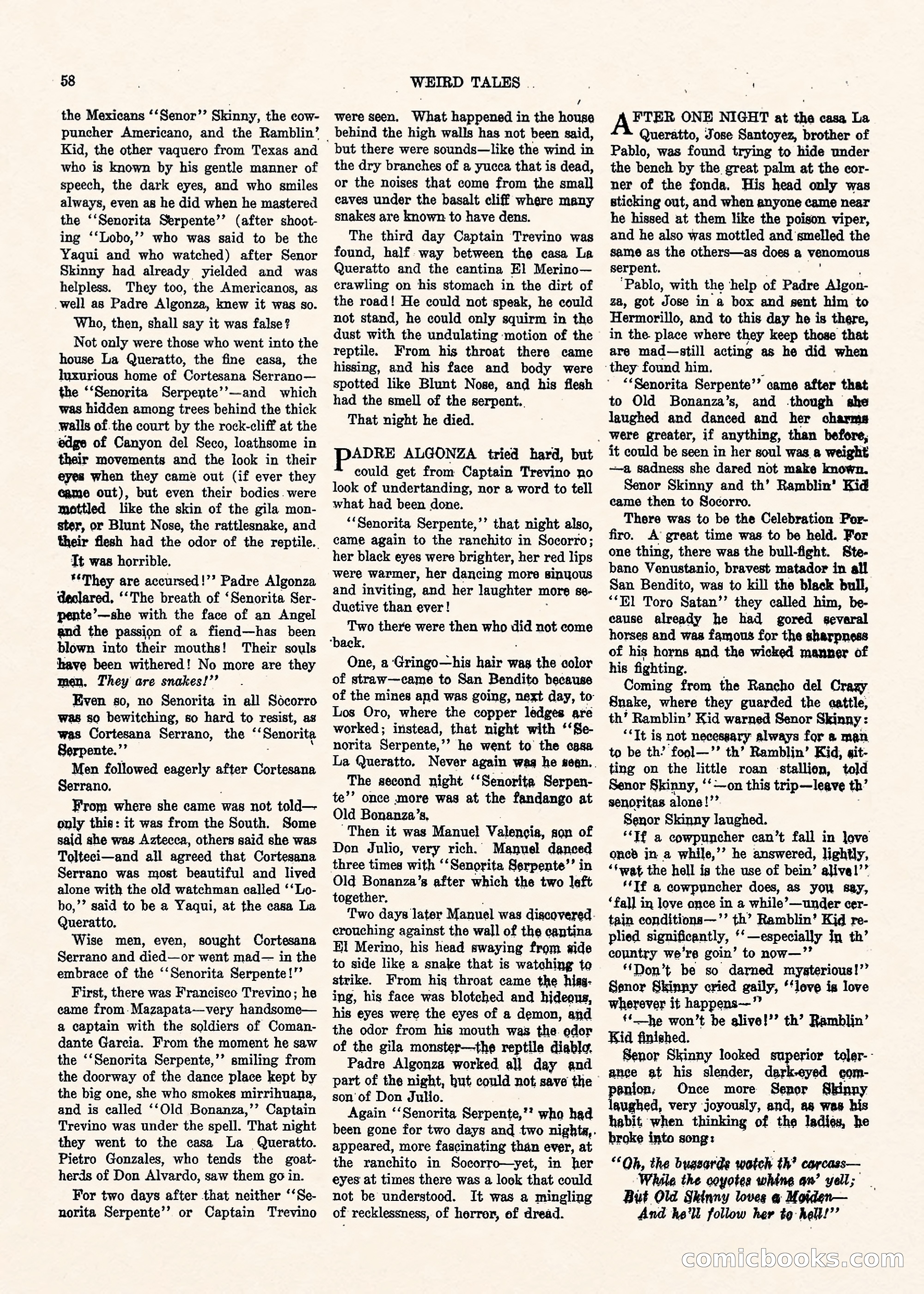 Weird Tales, Vol. II No. 1 — page 59 of 98