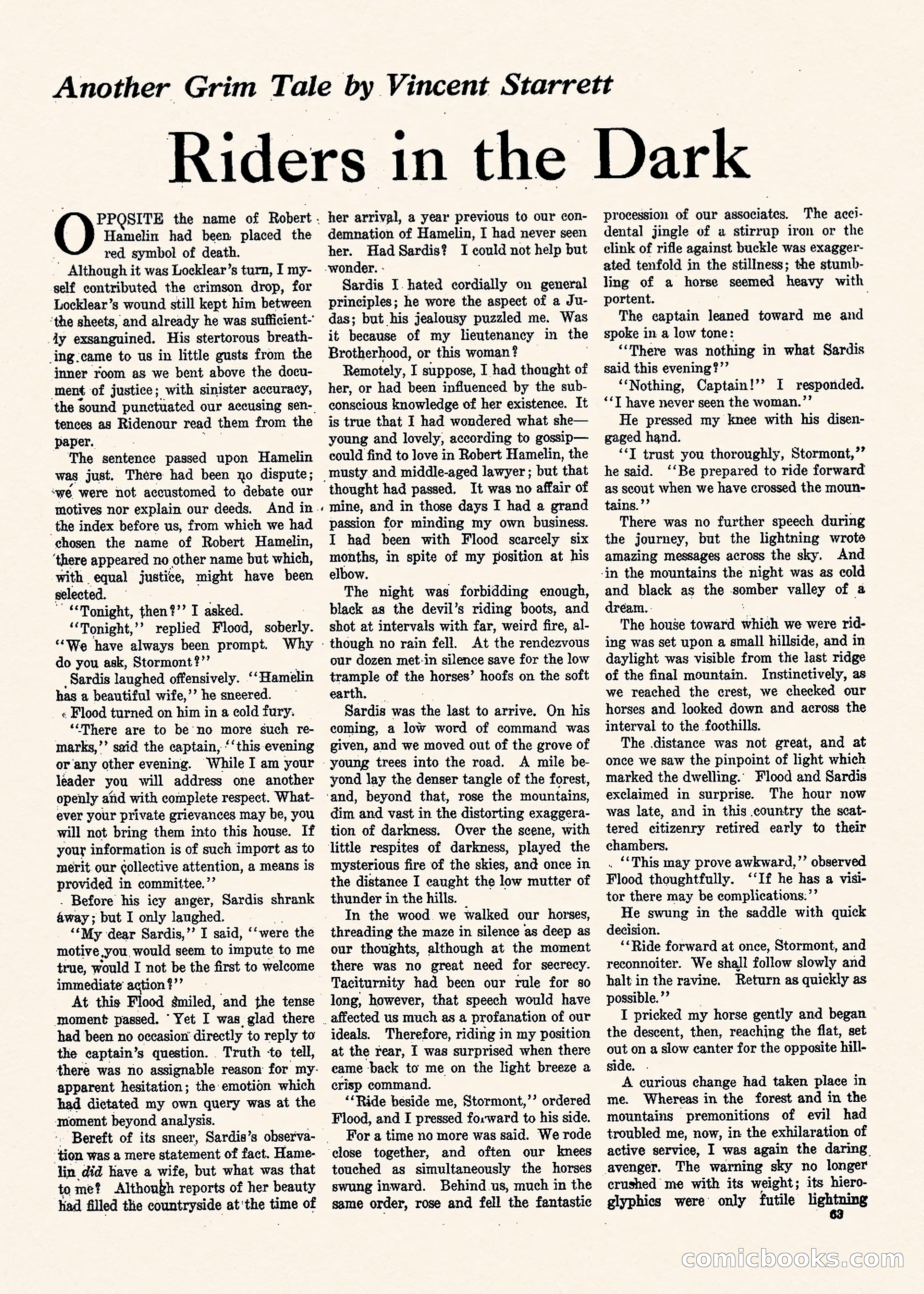 Weird Tales, Vol. II No. 1 — page 64 of 98