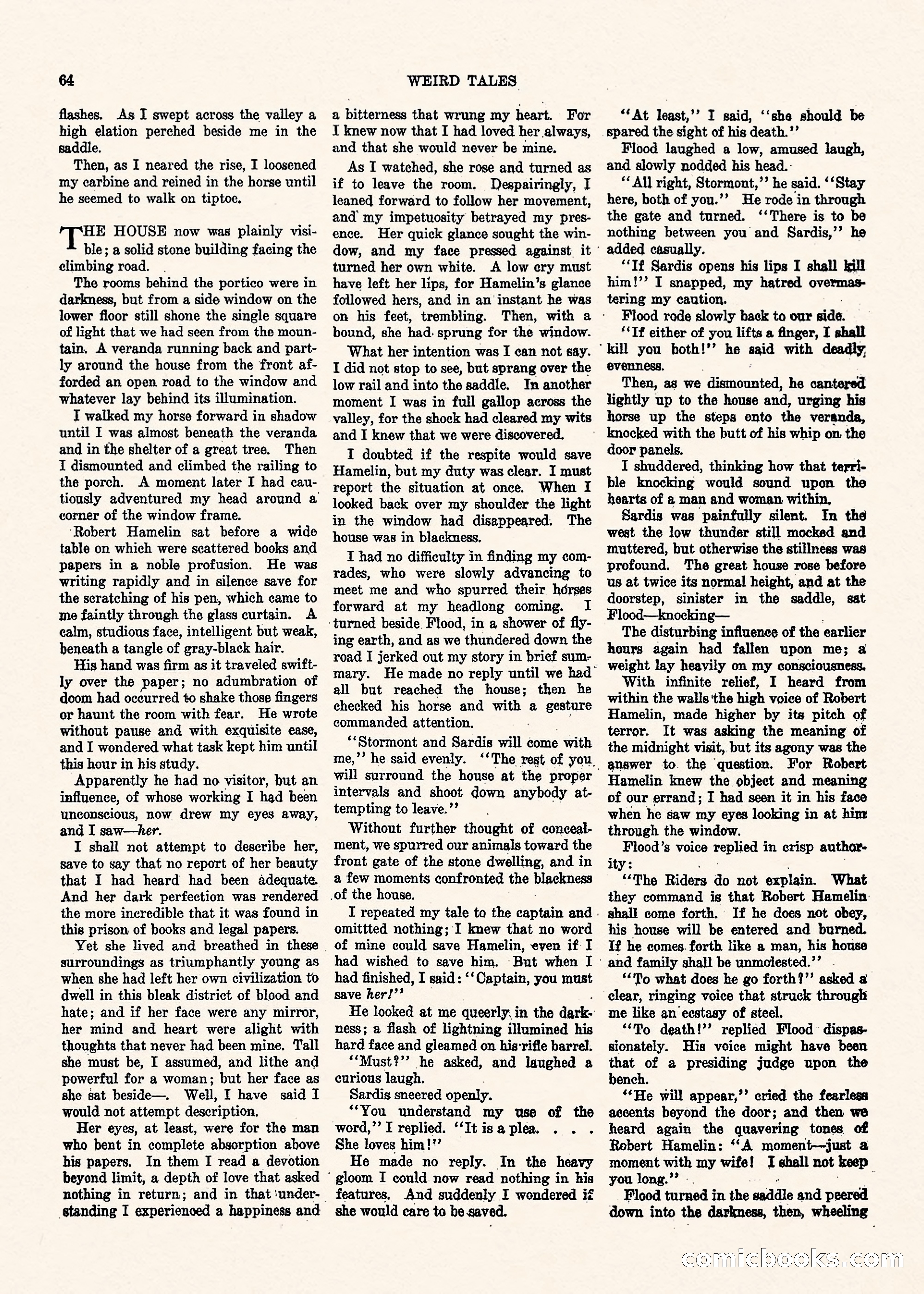 Weird Tales, Vol. II No. 1 — page 65 of 98