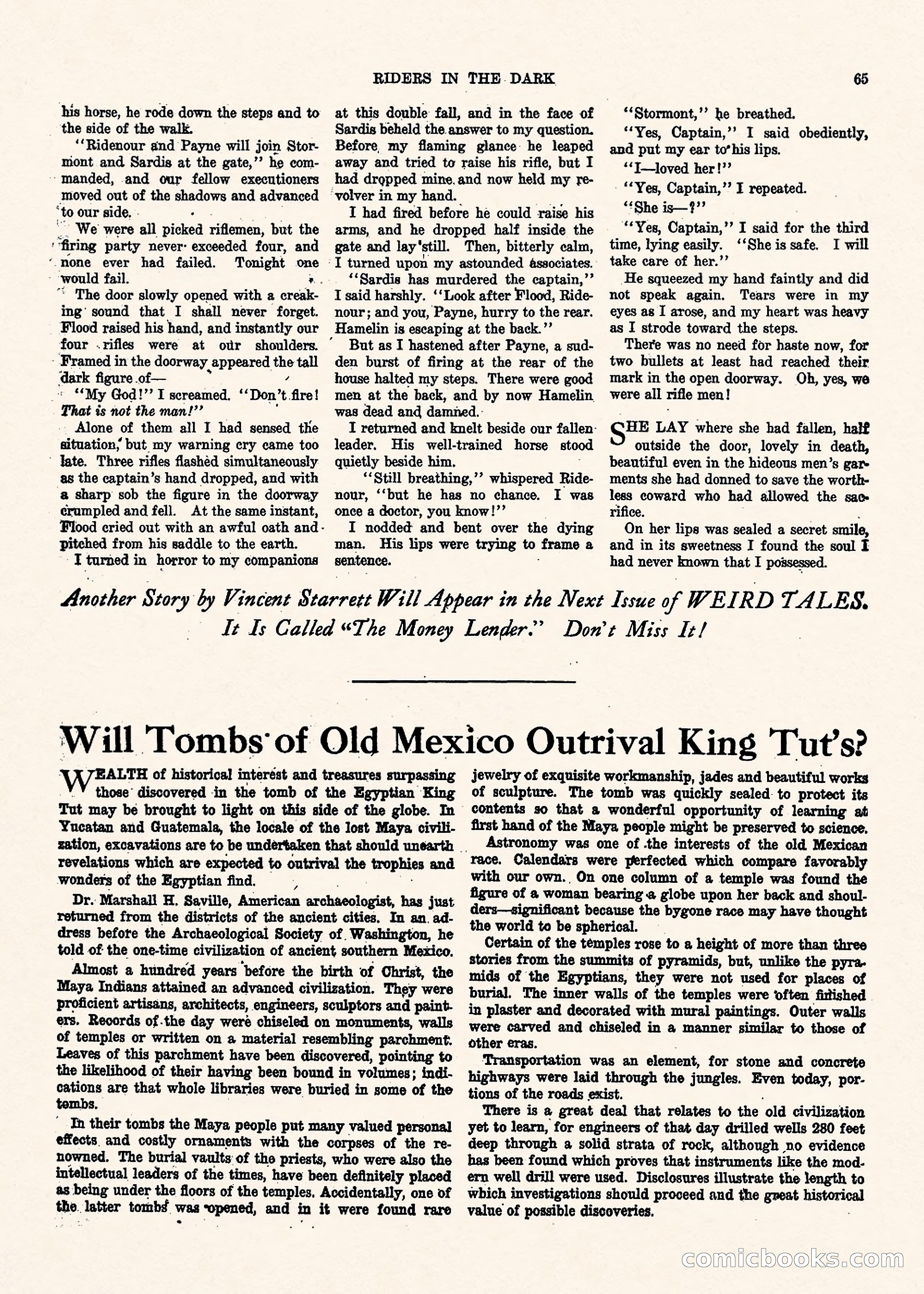 Weird Tales, Vol. II No. 1 — page 66 of 98