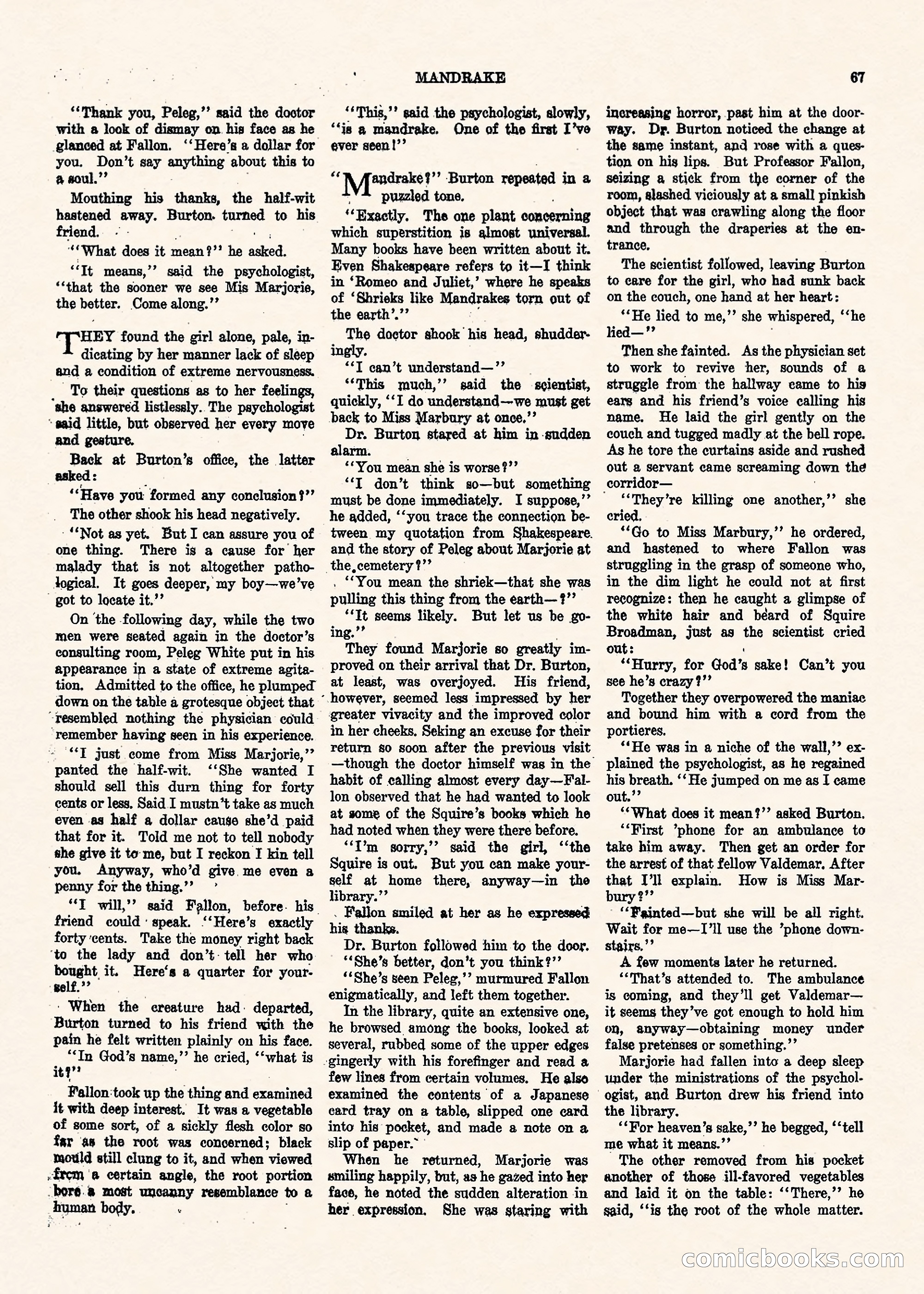 Weird Tales, Vol. II No. 1 — page 68 of 98