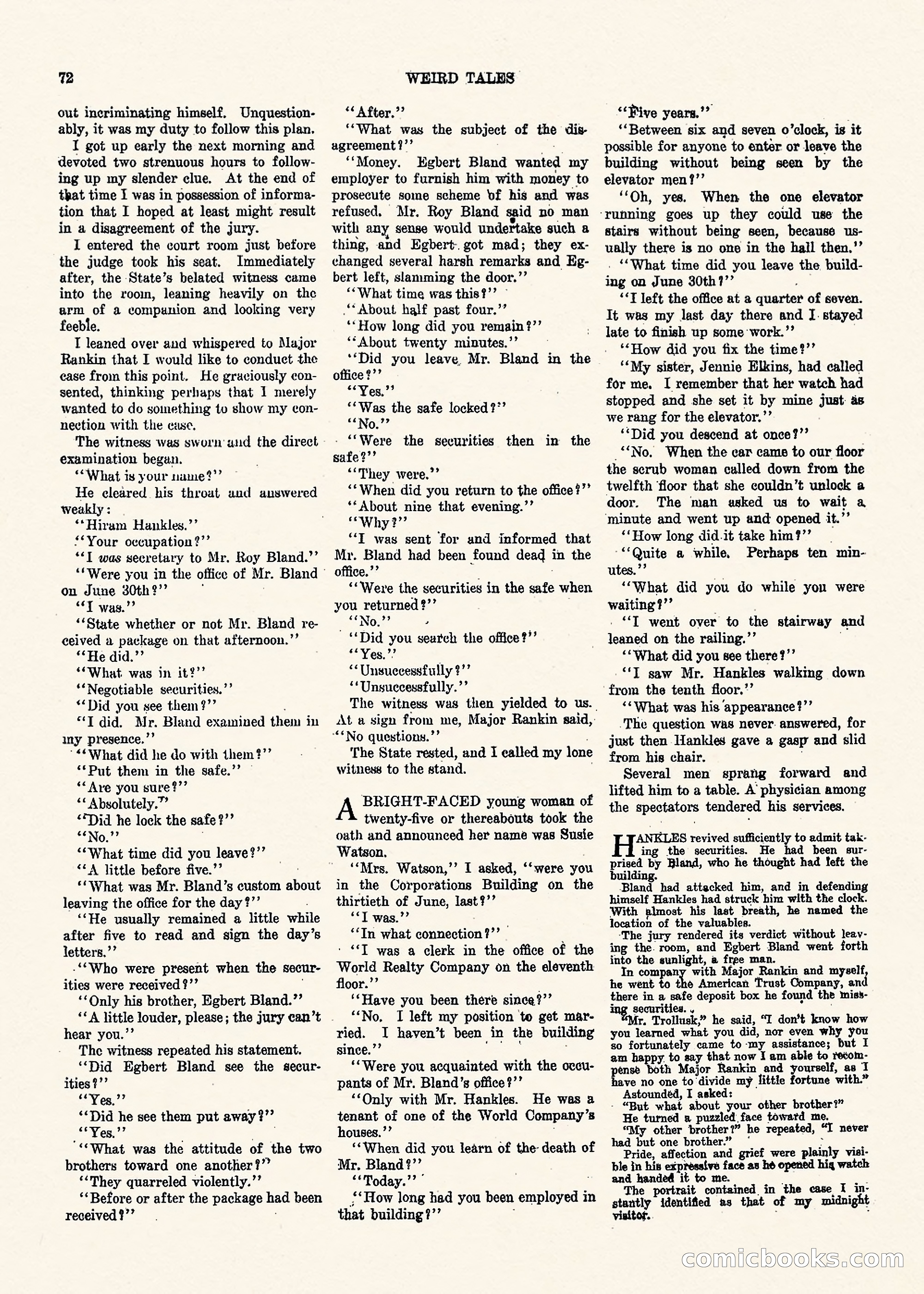 Weird Tales, Vol. II No. 1 — page 73 of 98