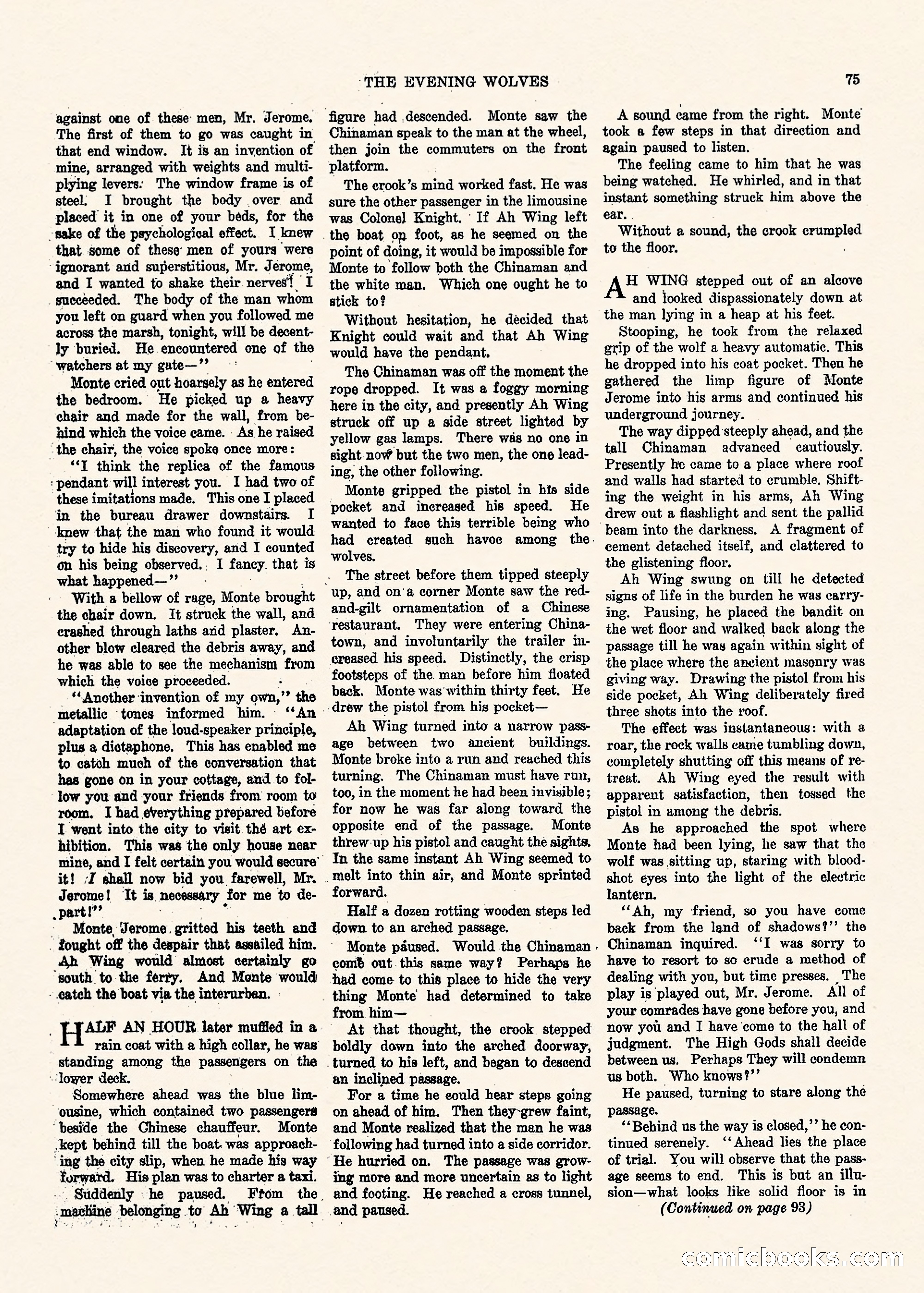 Weird Tales, Vol. II No. 1 — page 76 of 98