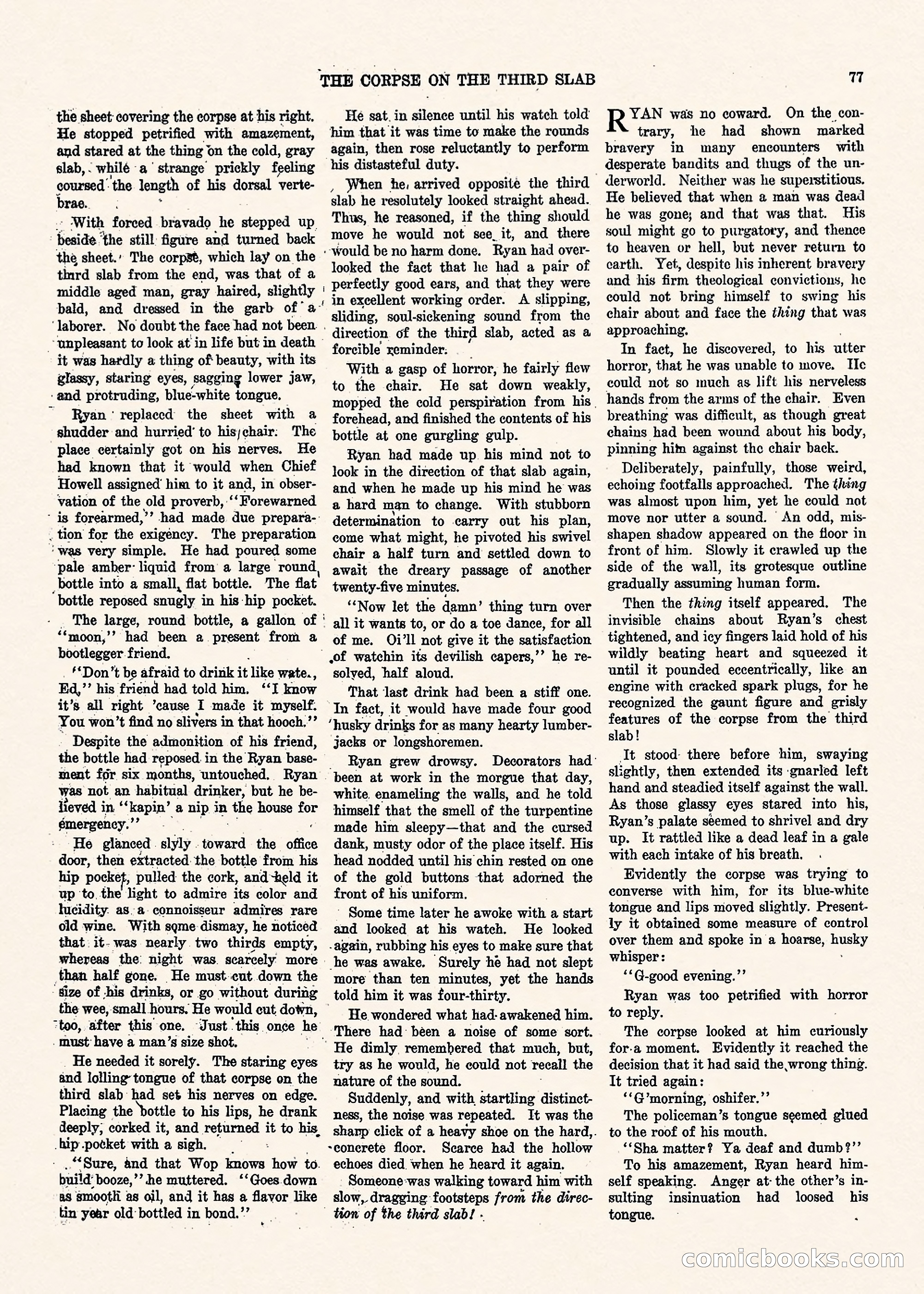 Weird Tales, Vol. II No. 1 — page 78 of 98