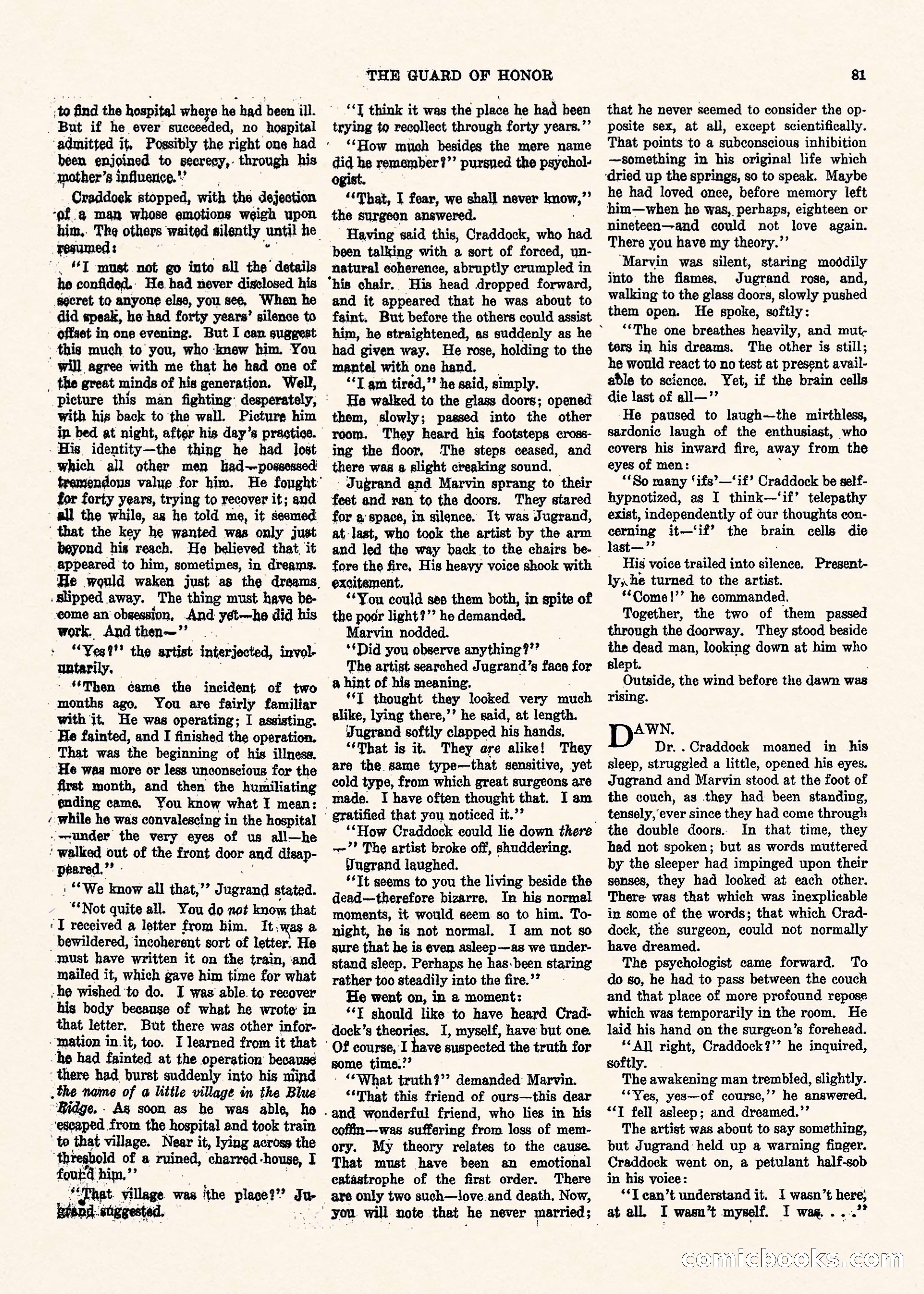 Weird Tales, Vol. II No. 1 — page 82 of 98