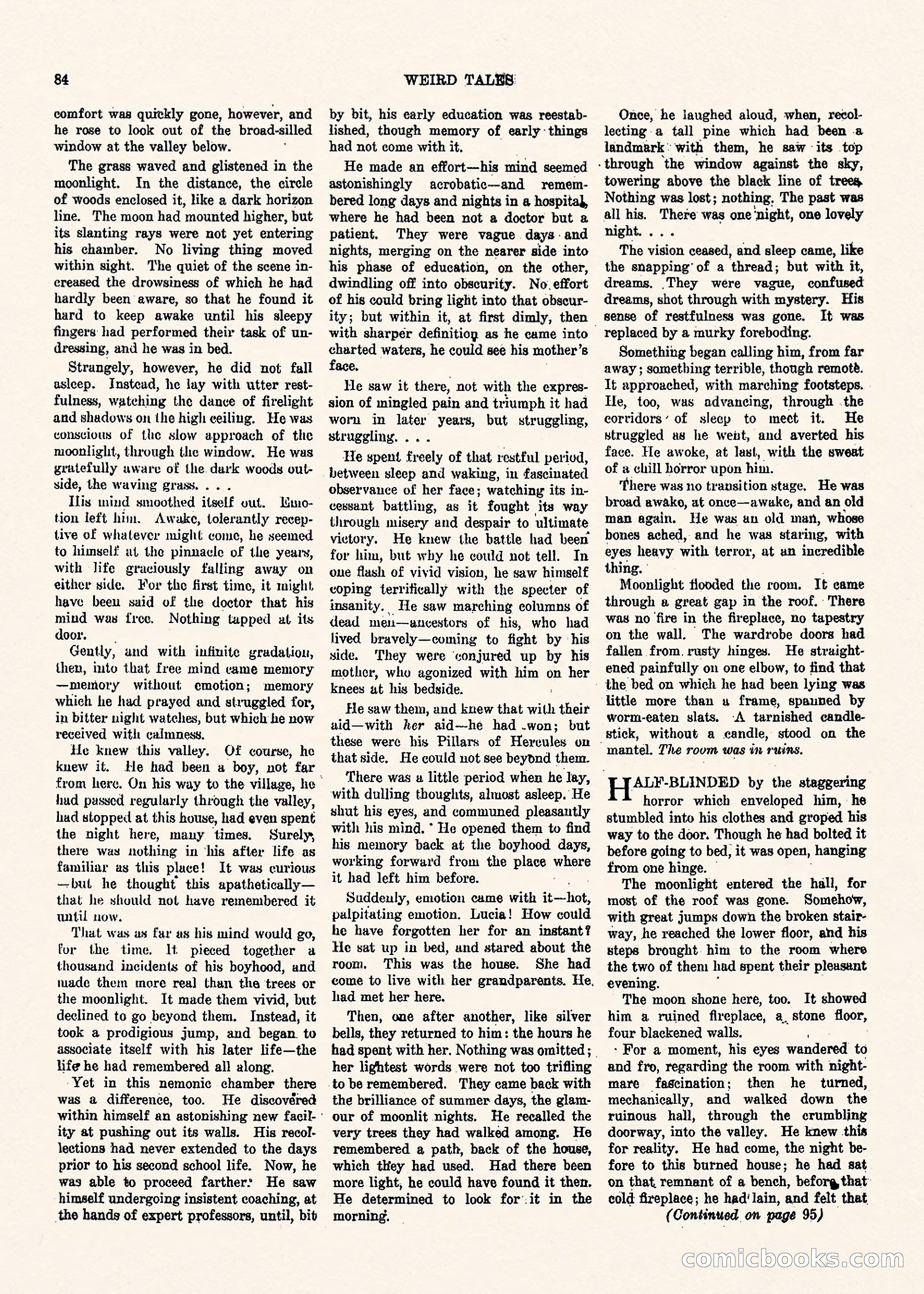 Weird Tales, Vol. II No. 1 — page 85 of 98