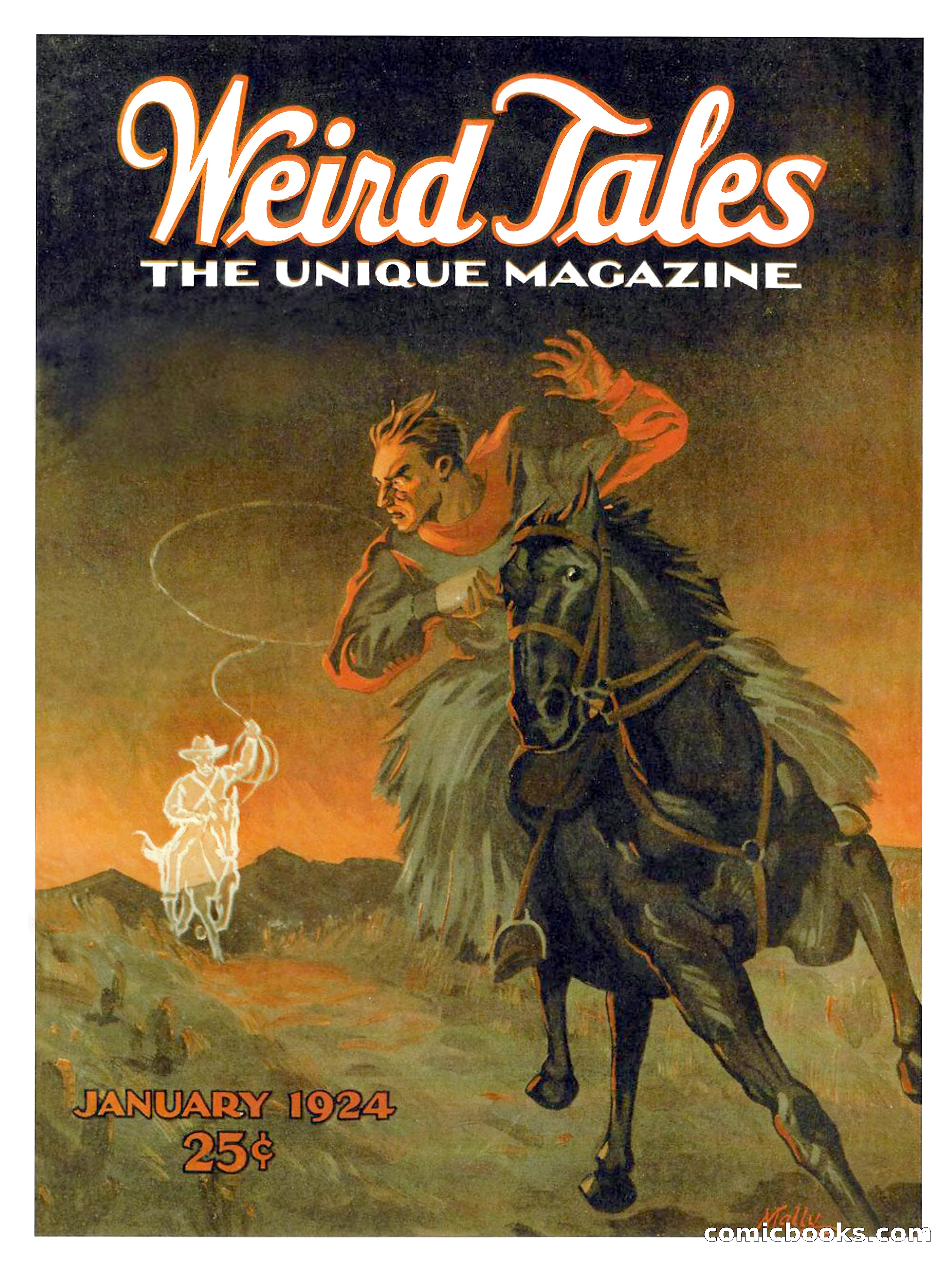 Weird Tales, Vol. 3, No. 1 — page 1 of 98