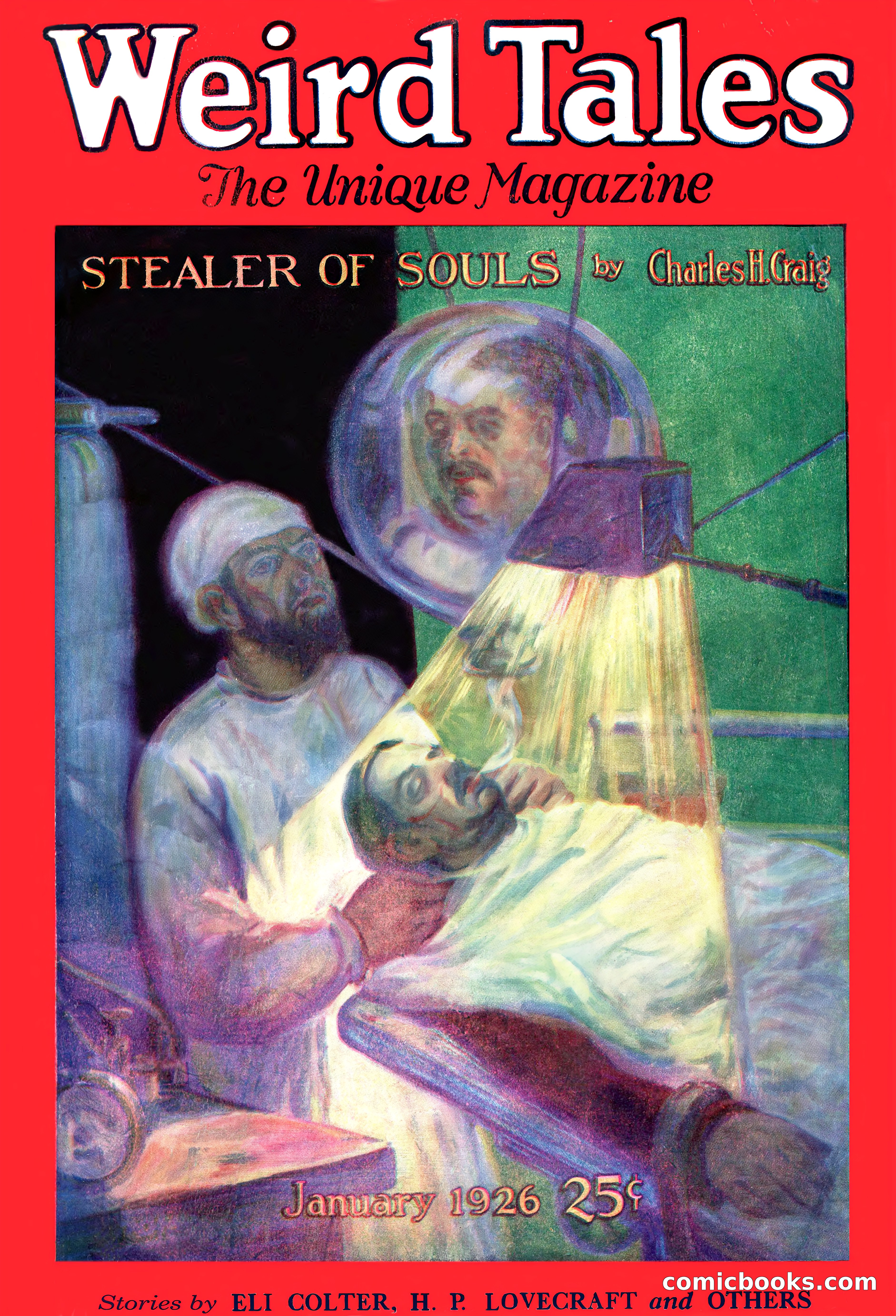 Weird Tales, January 1926 — page 1 of 148