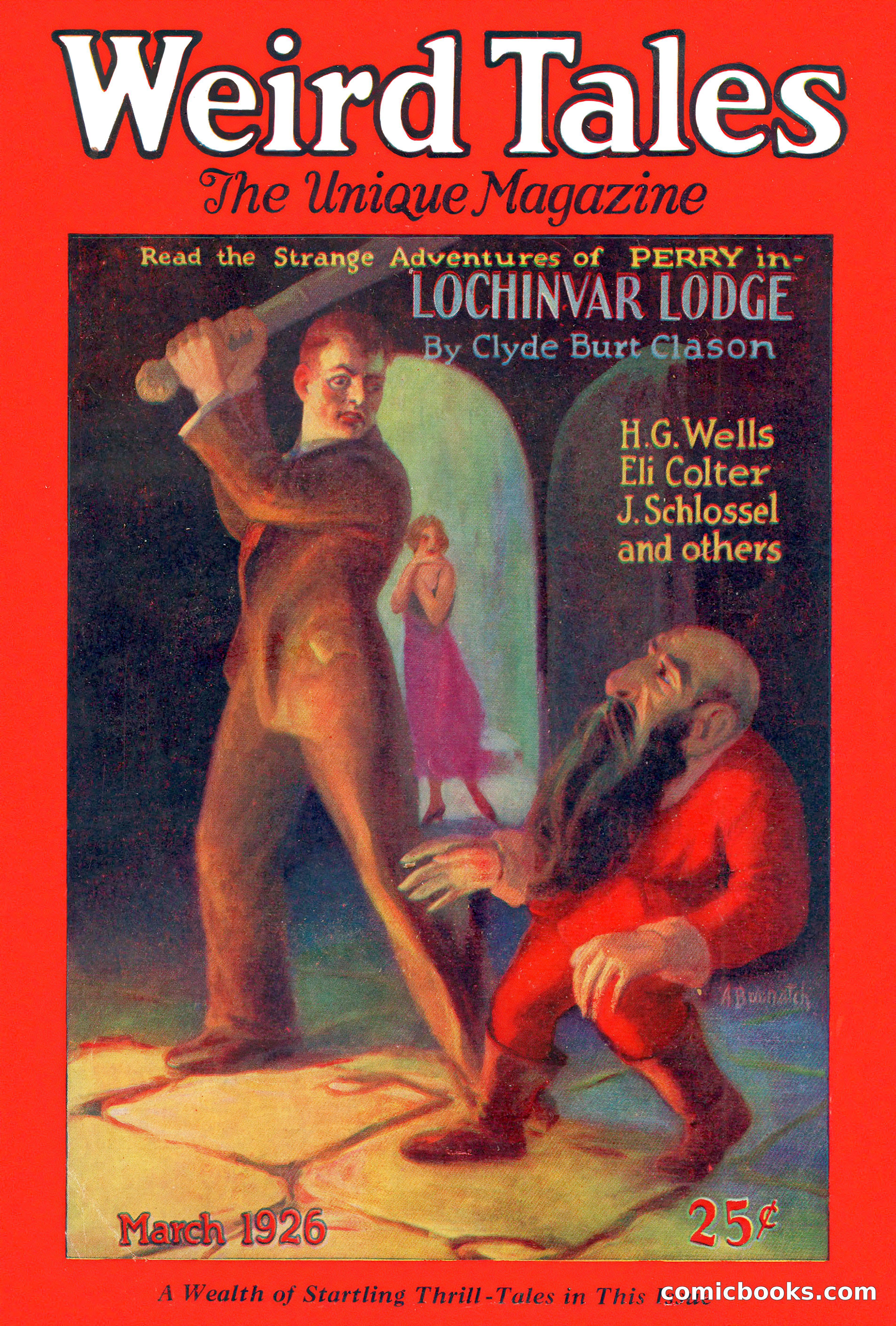 Weird Tales, Vol. 7, No. 3 — page 1 of 148