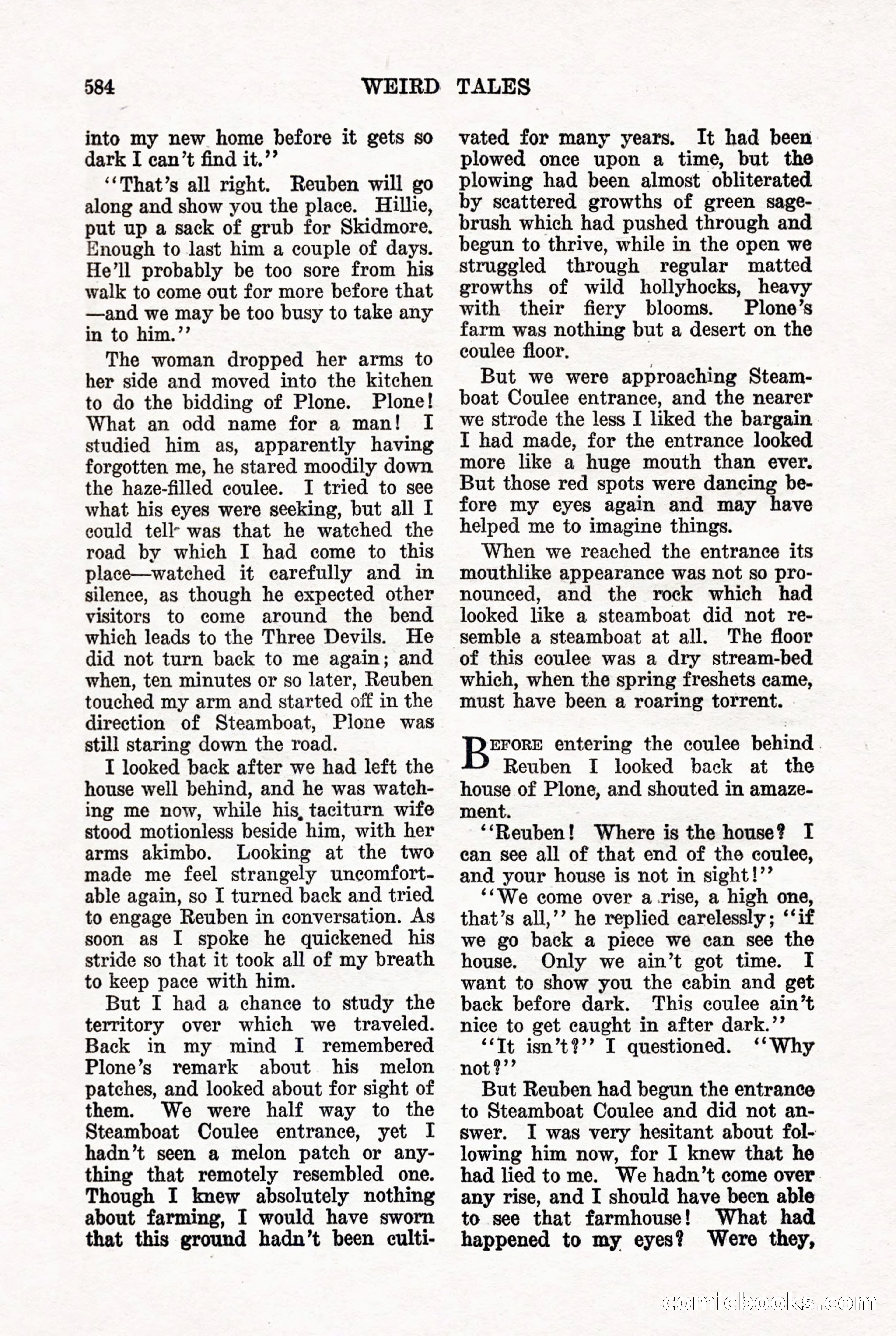 Weird Tales, Vol. 7, No. 5 — page 10 of 148