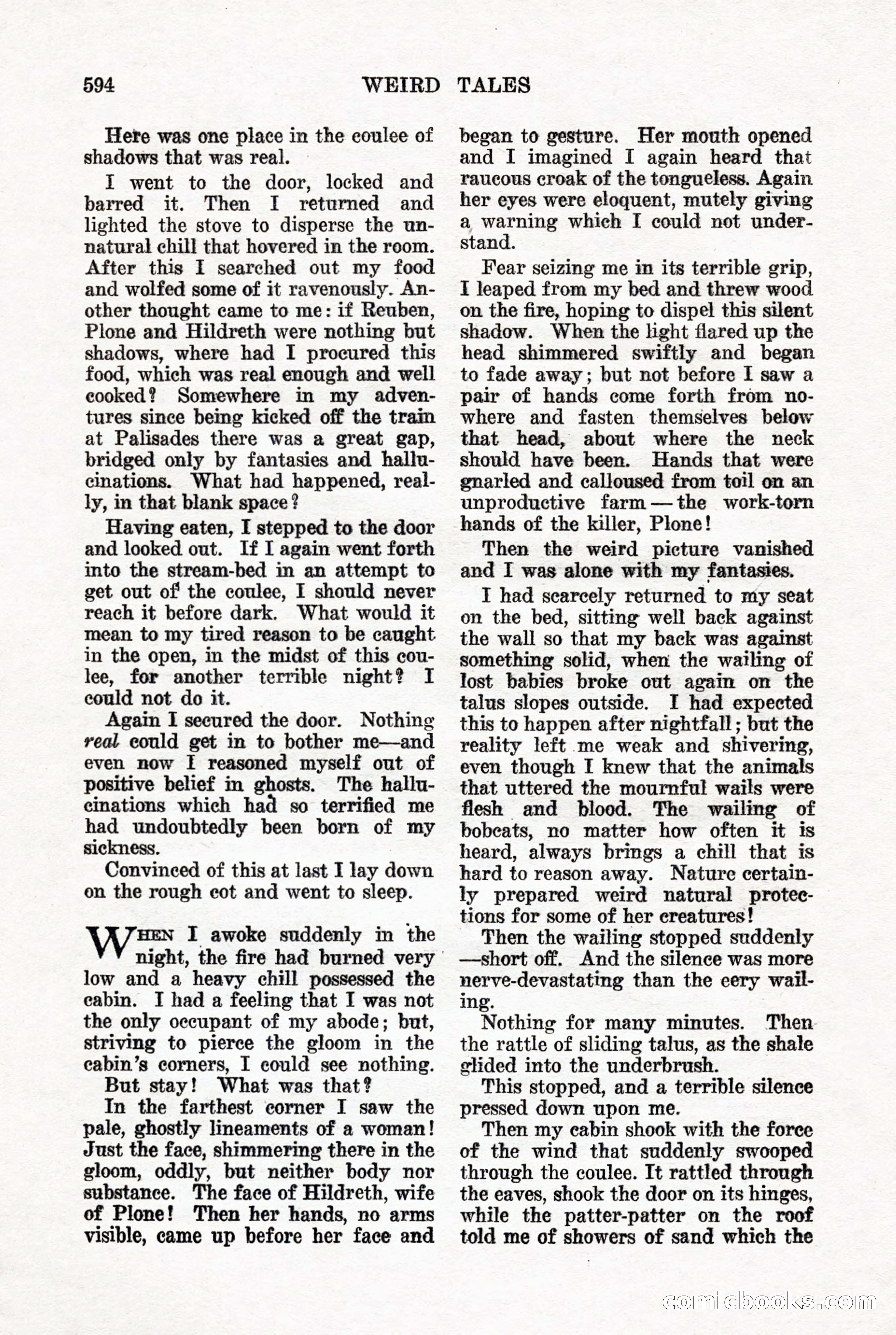 Weird Tales, Vol. 7, No. 5 — page 20 of 148