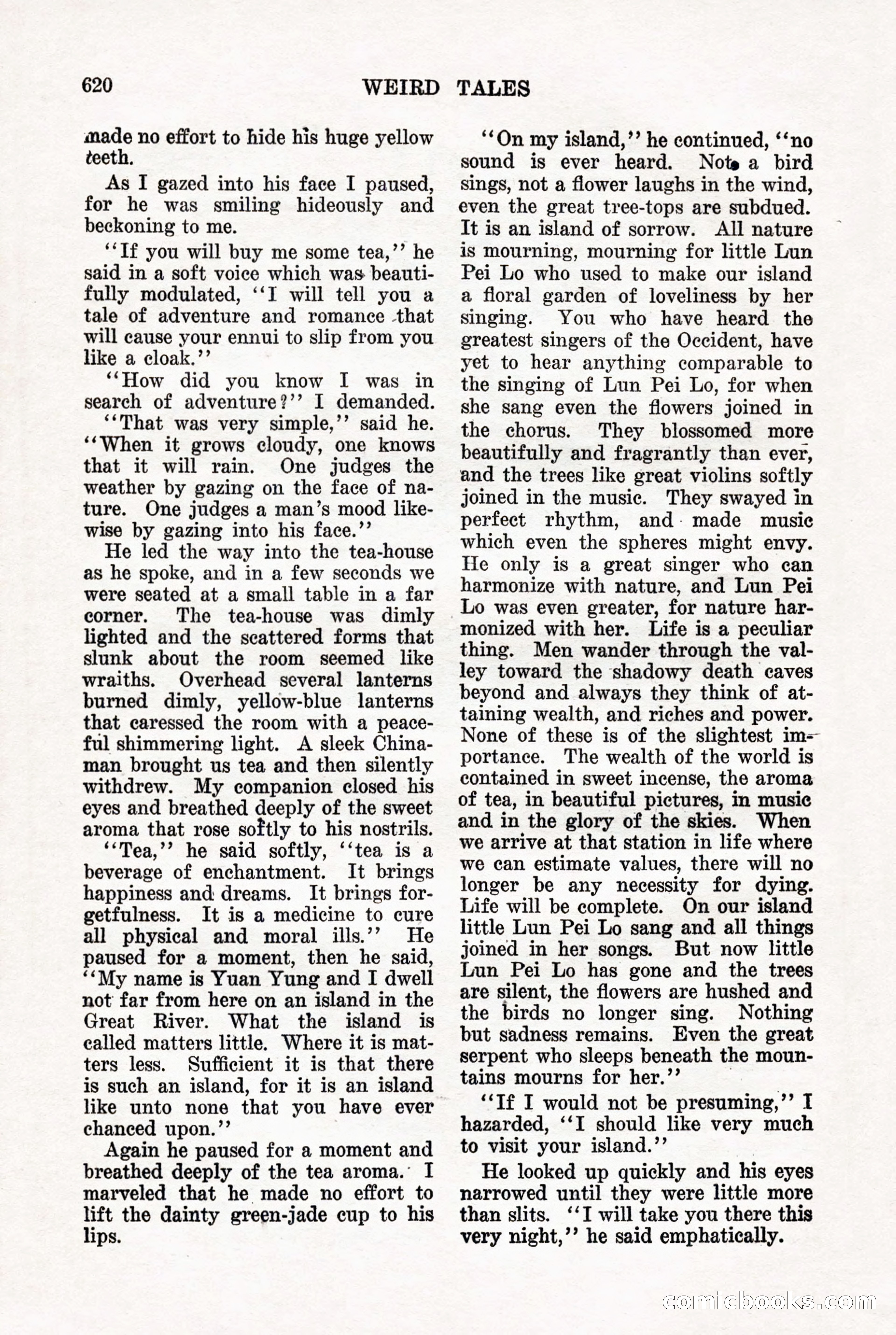 Weird Tales, Vol. 7, No. 5 — page 46 of 148